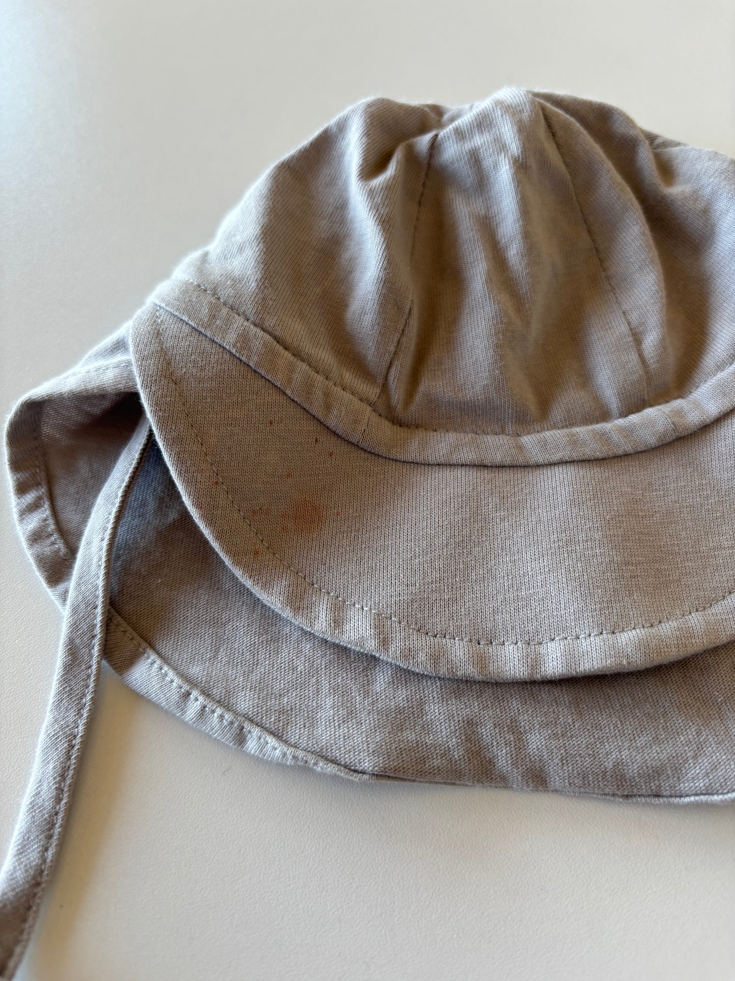 Grey Newborn Sun Hat