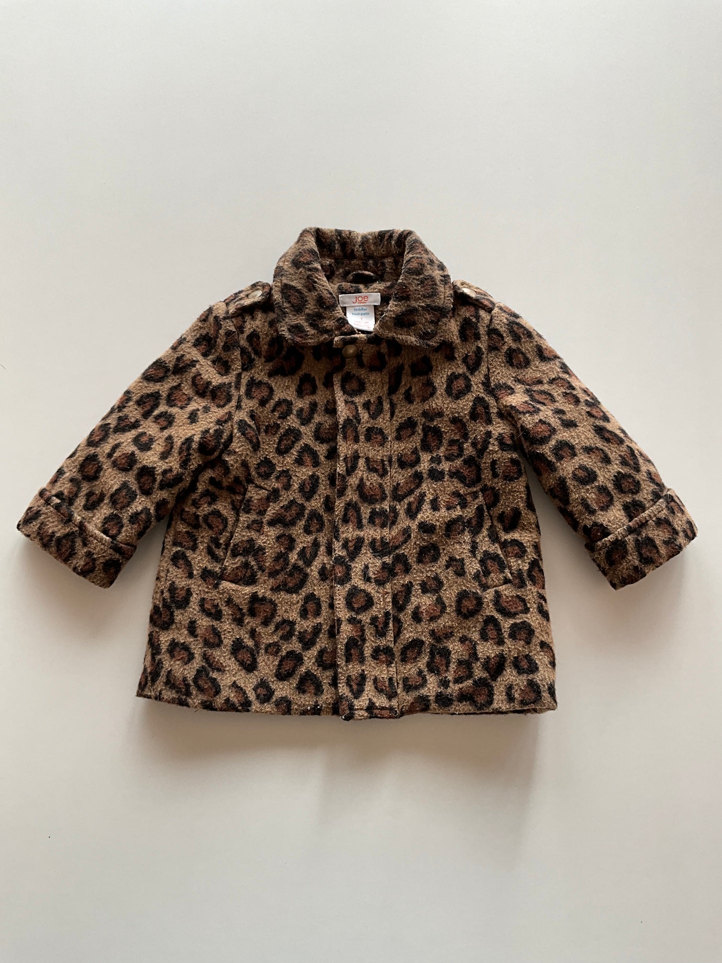 Heavy Leopard Peacoat