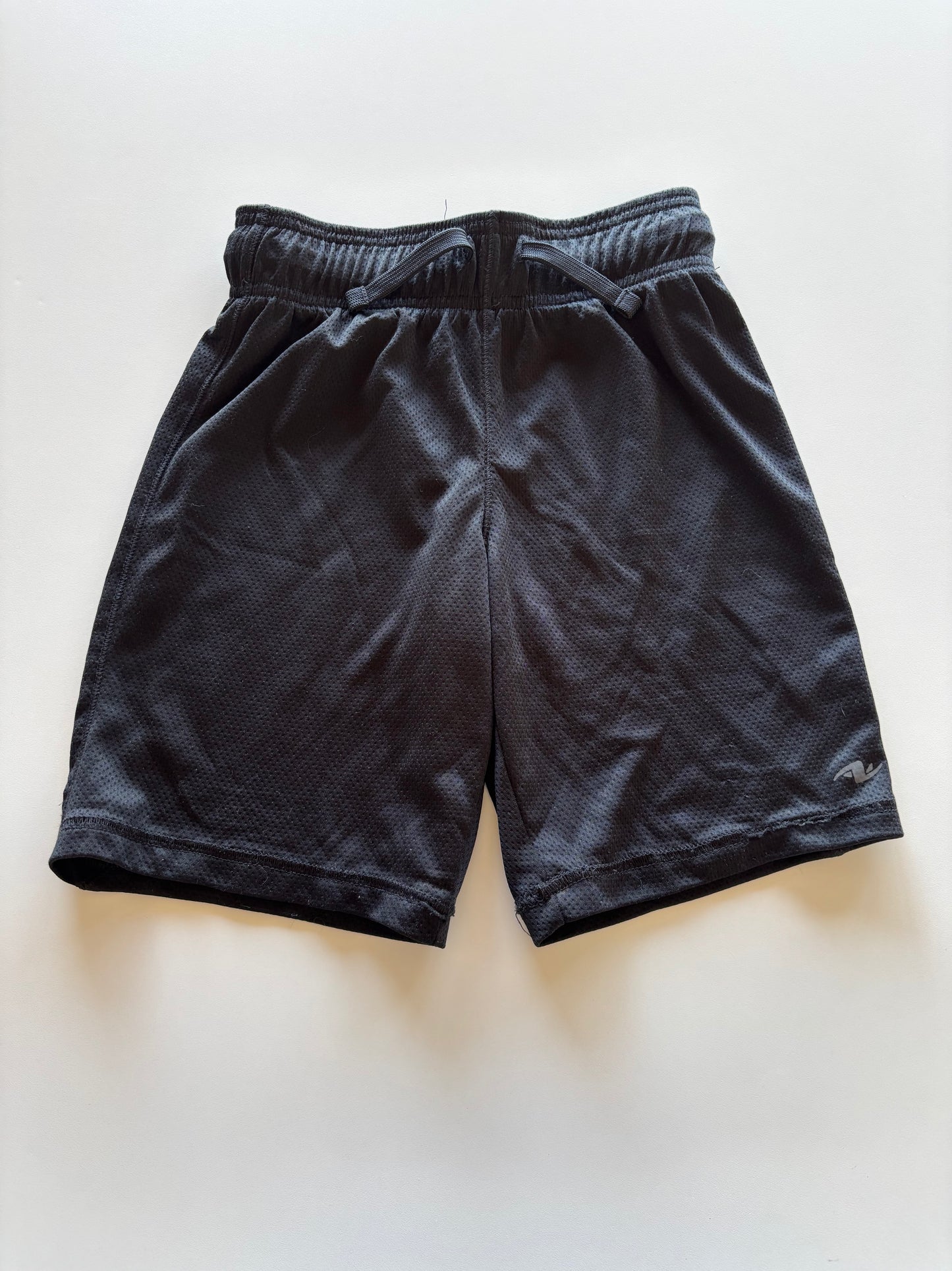 Black Mesh Athletic Shorts