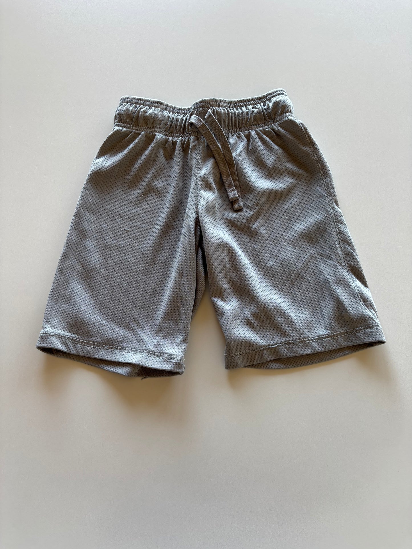 Grey Mesh Athletic Shorts