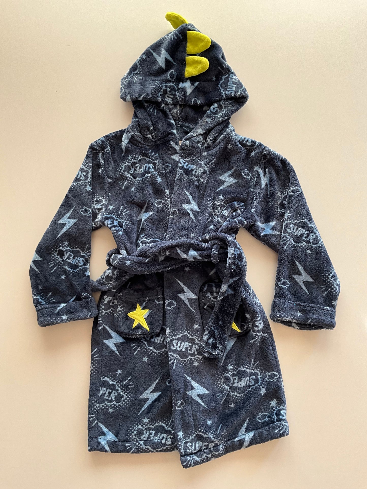 Blue Lightning House Robe