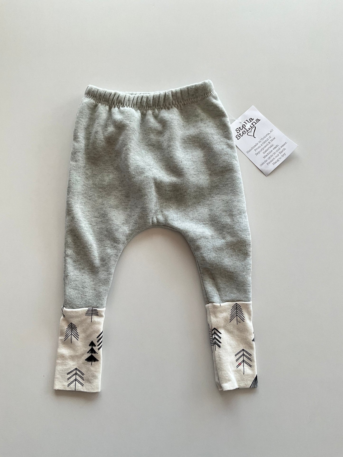 BNWT Grey Grow With Me Harem Pants