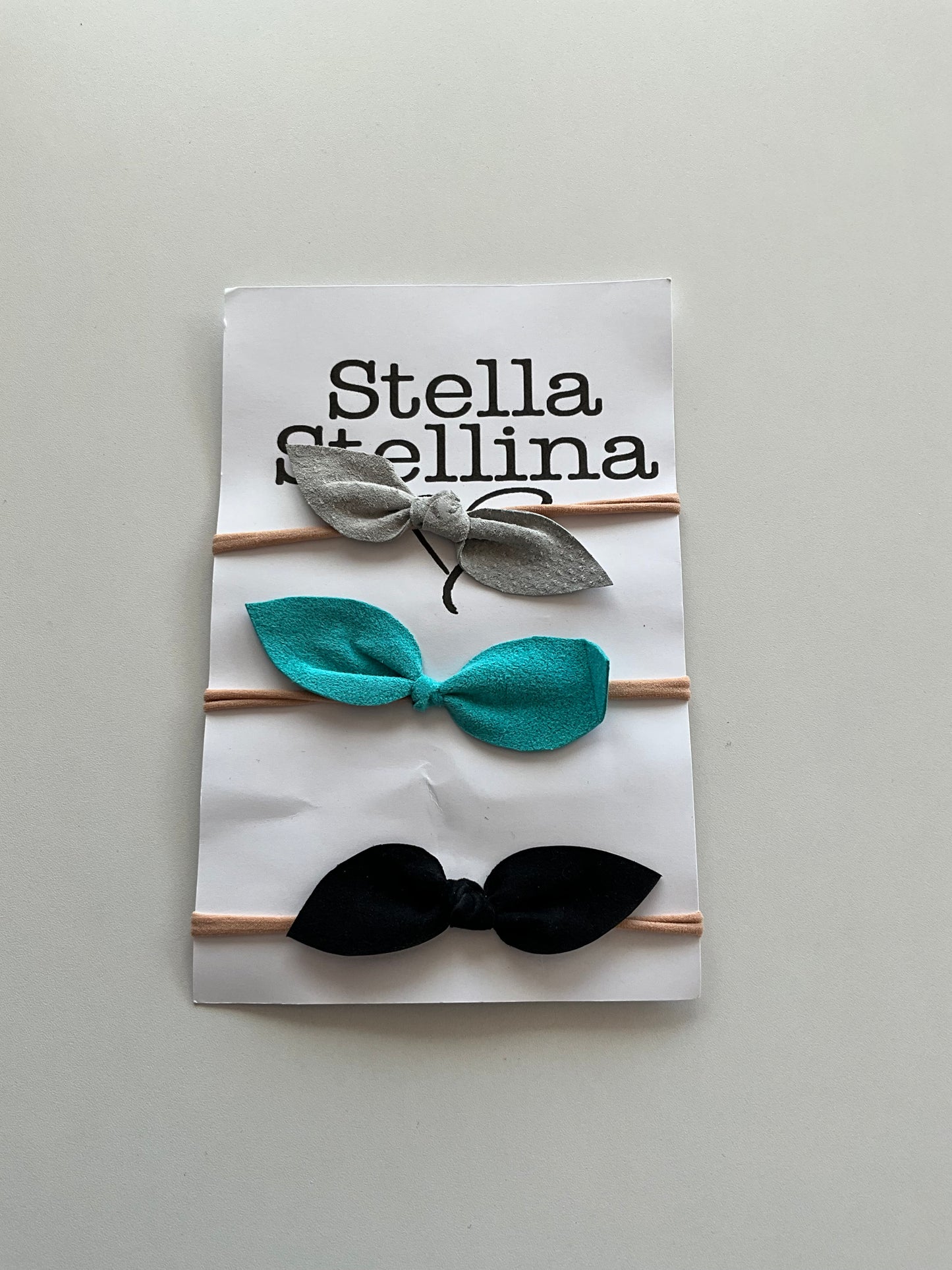 BNWT 3 Baby Bow Headbands