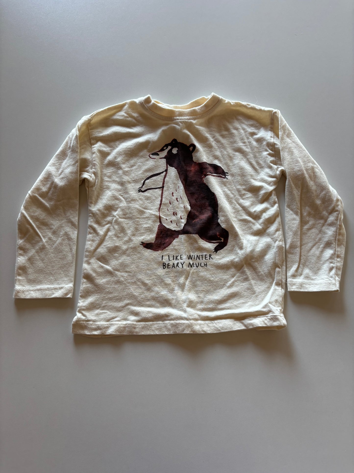 Ivory Bear I Like Winter Shirt