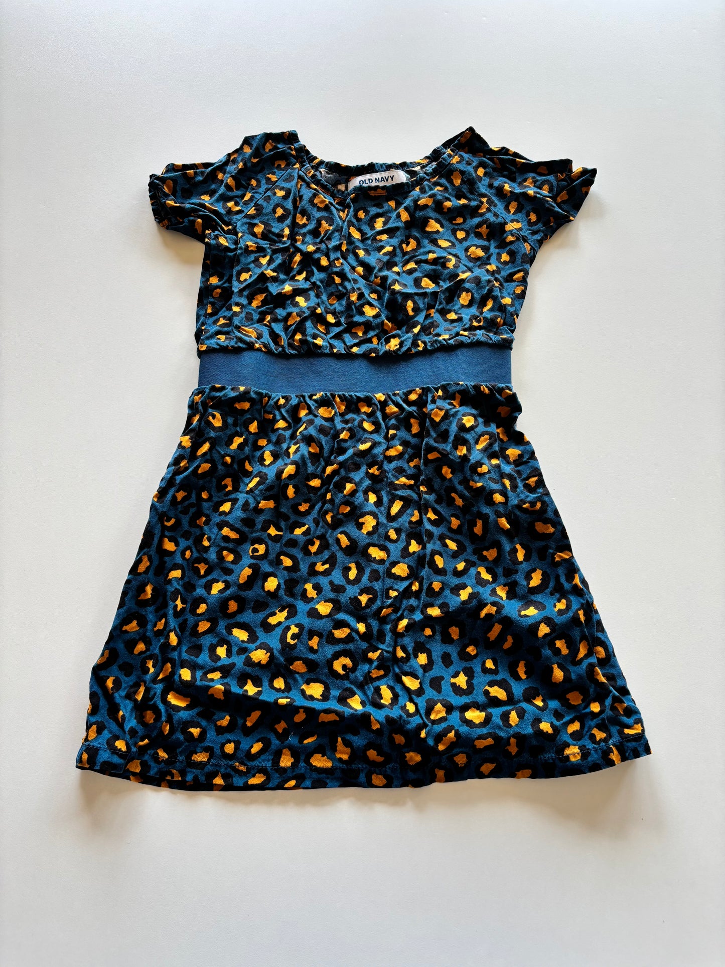 Turquoise Leopard Dress