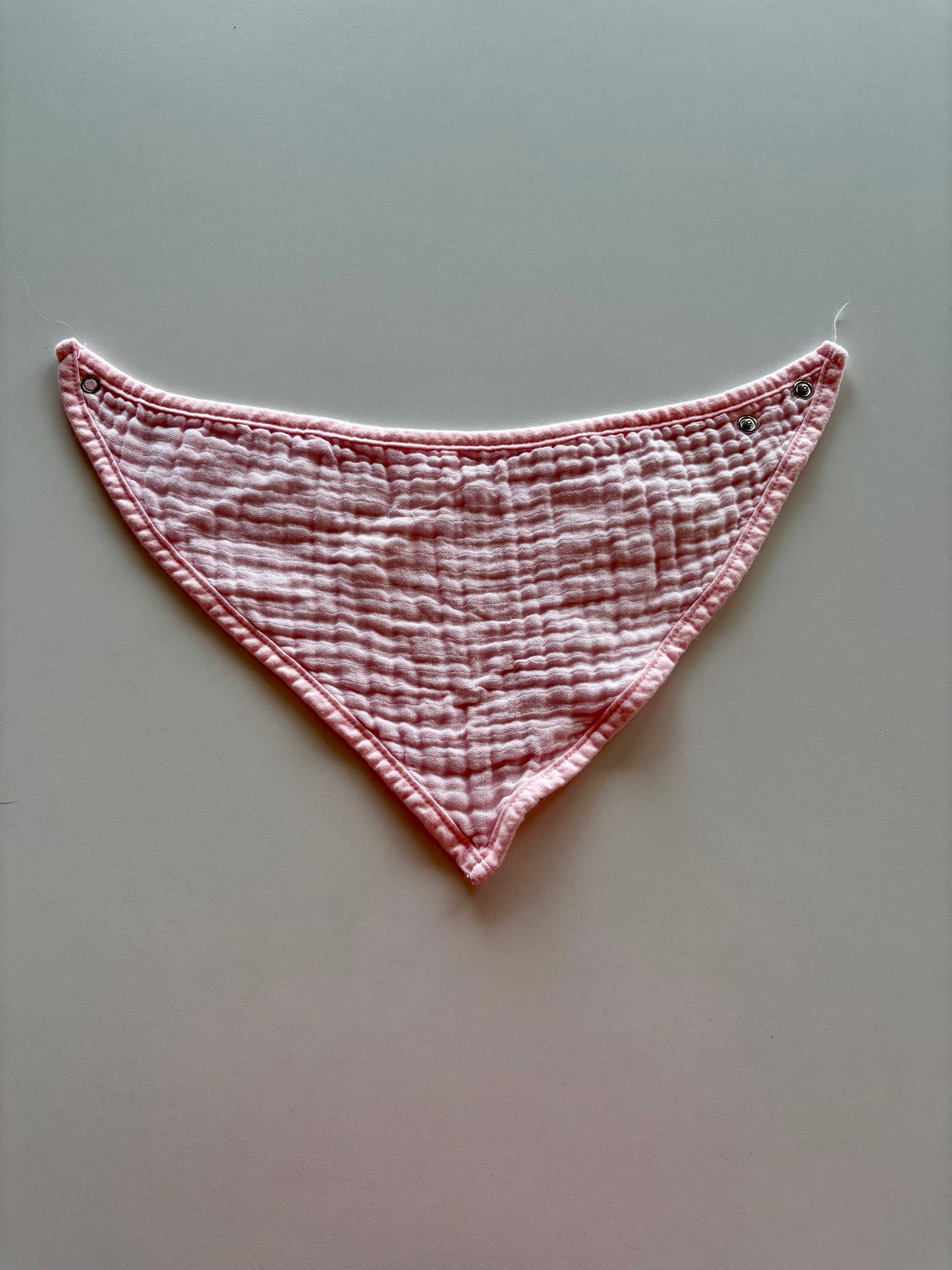 Pink Muslin Bandana/Drool Bib