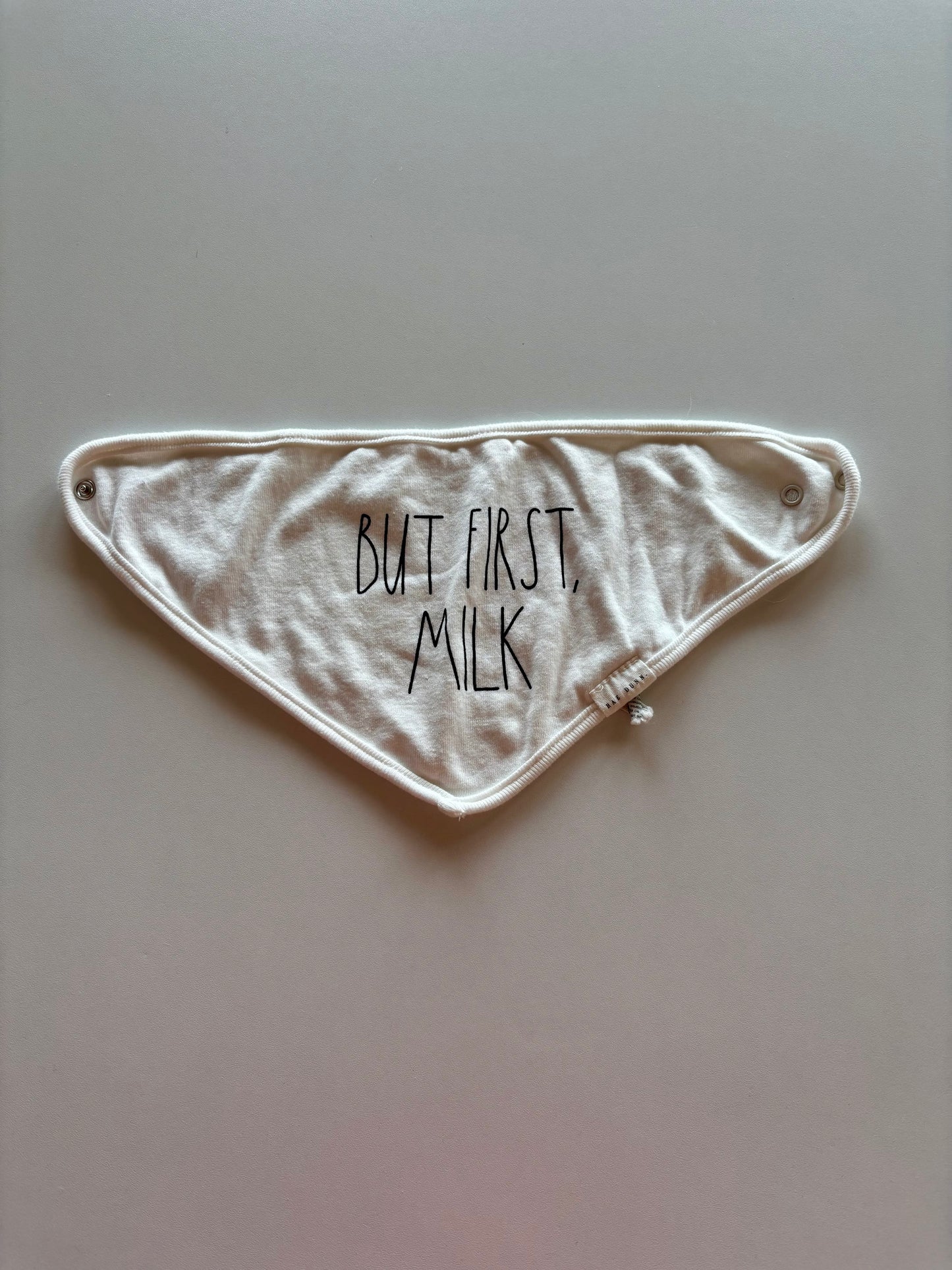 But First Milk Bandana/Drool Bib