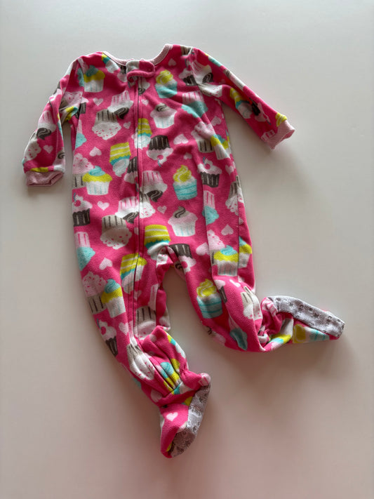 Pink Fleece Cupcake Sleeper