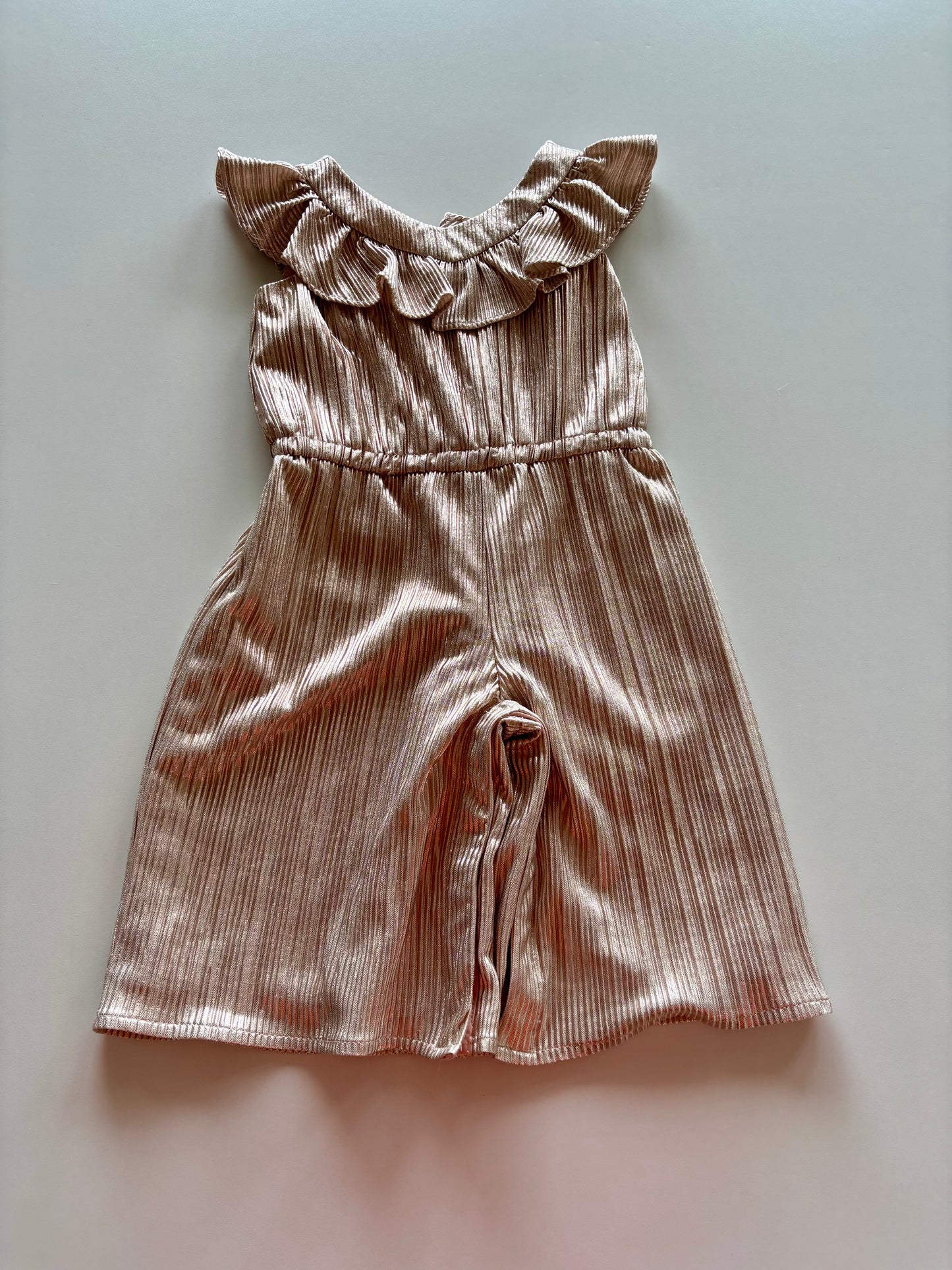 Metallic Rose Gold Romper