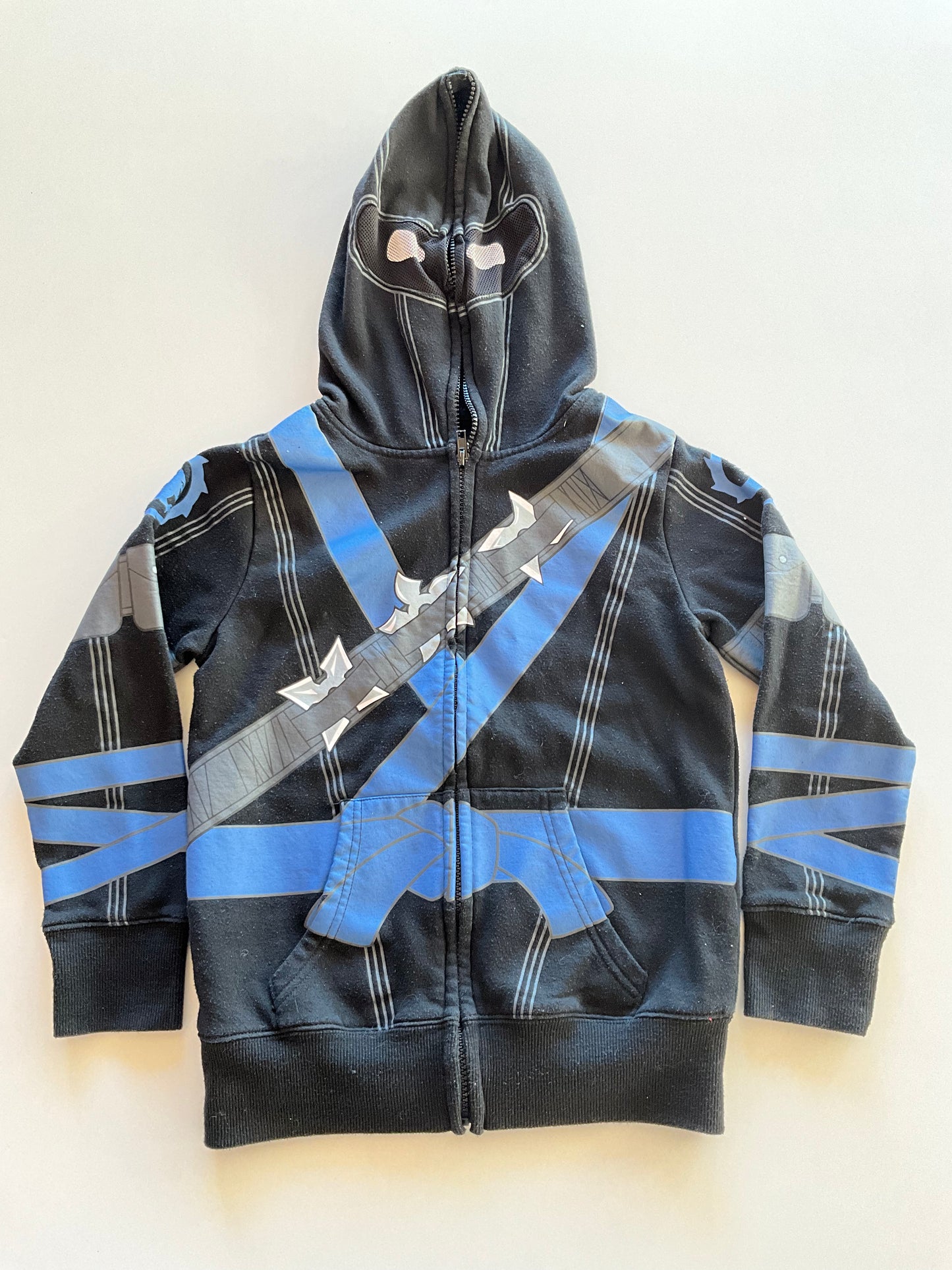 Black & Blue Ninja Zip Up