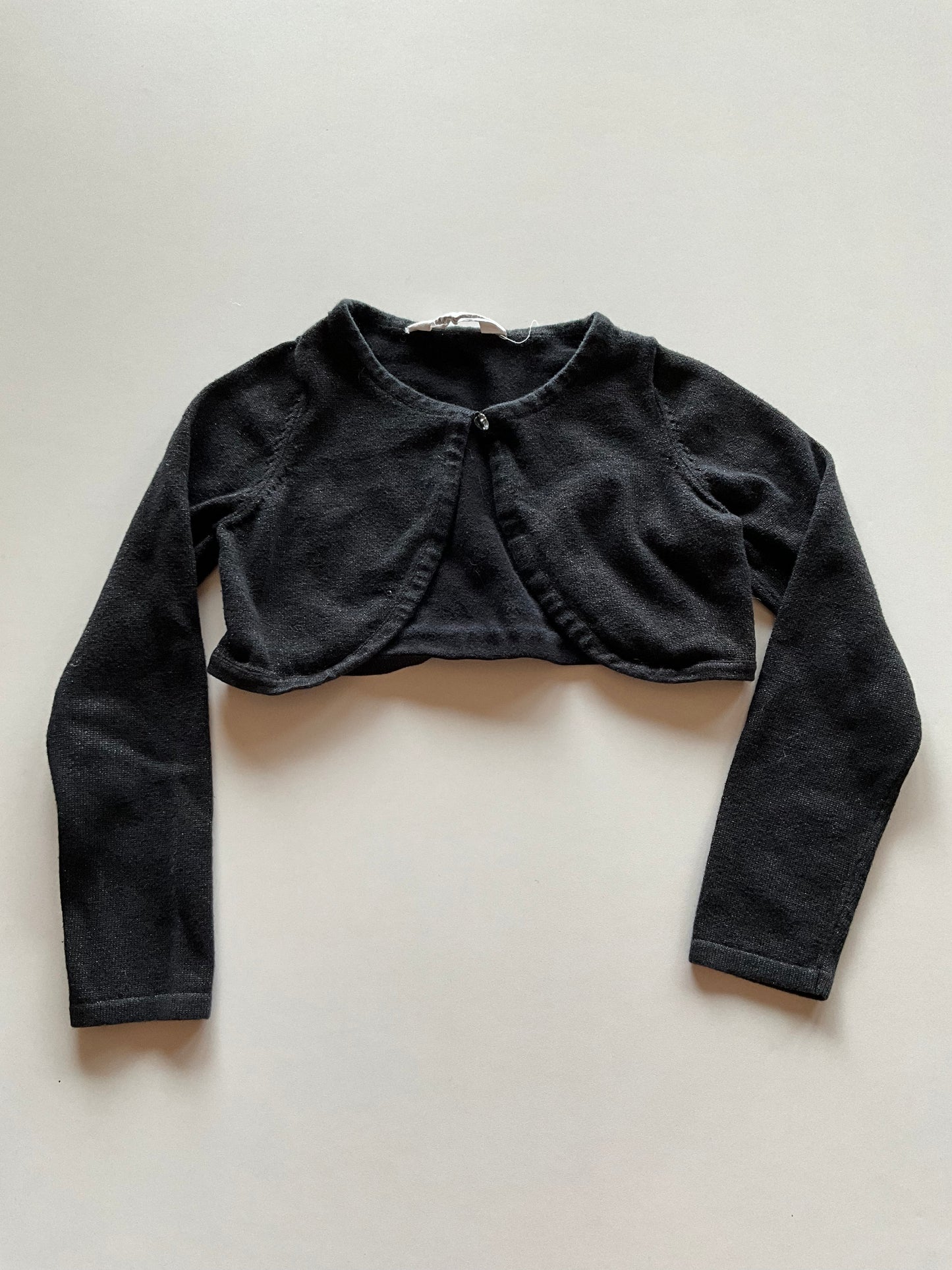 Black Sparkly Short Cardigan