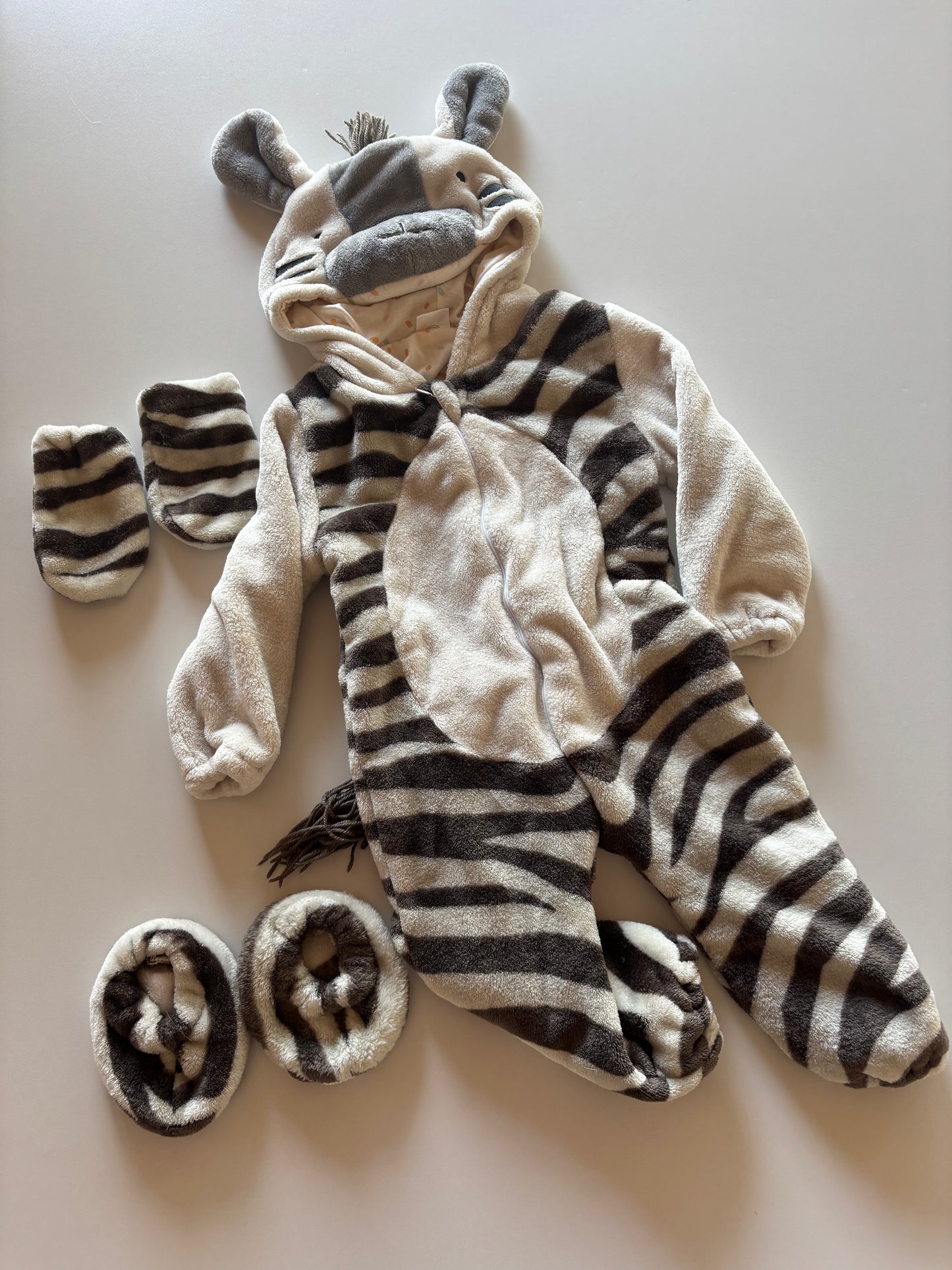 5pc Zebra Costume