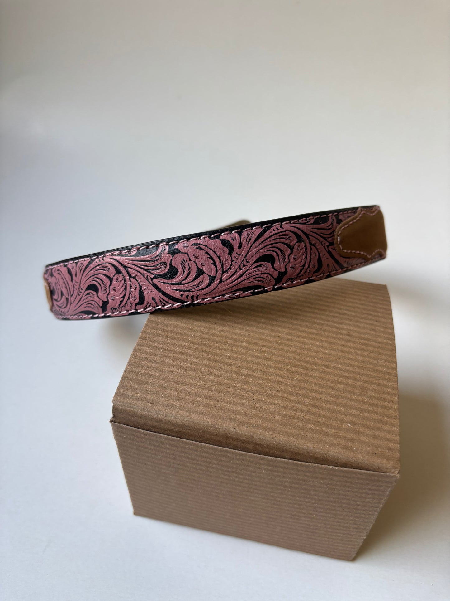 Brown & Pink John Deere Belt