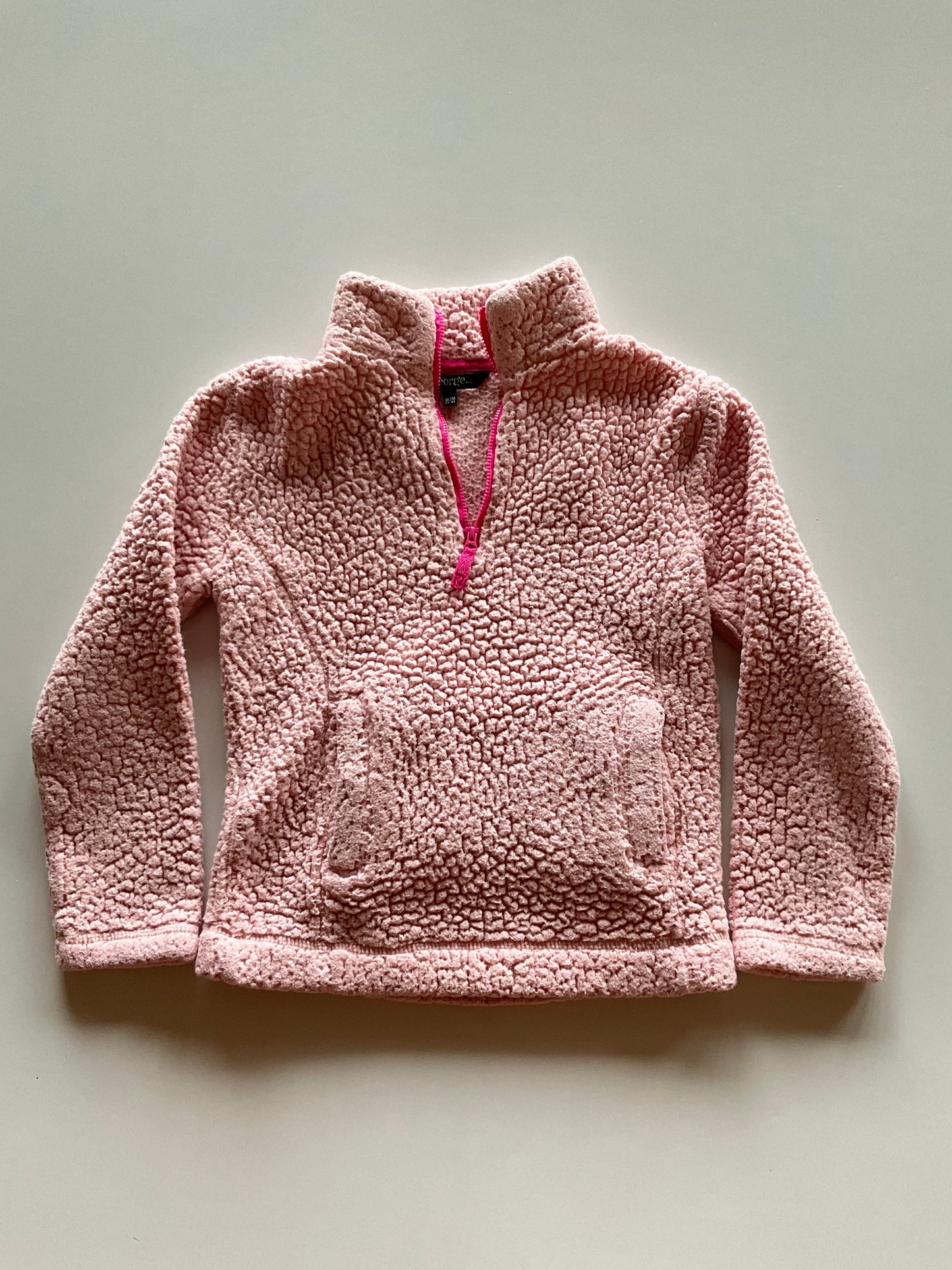 Pink Teddy Sherpa 1/4 Zip