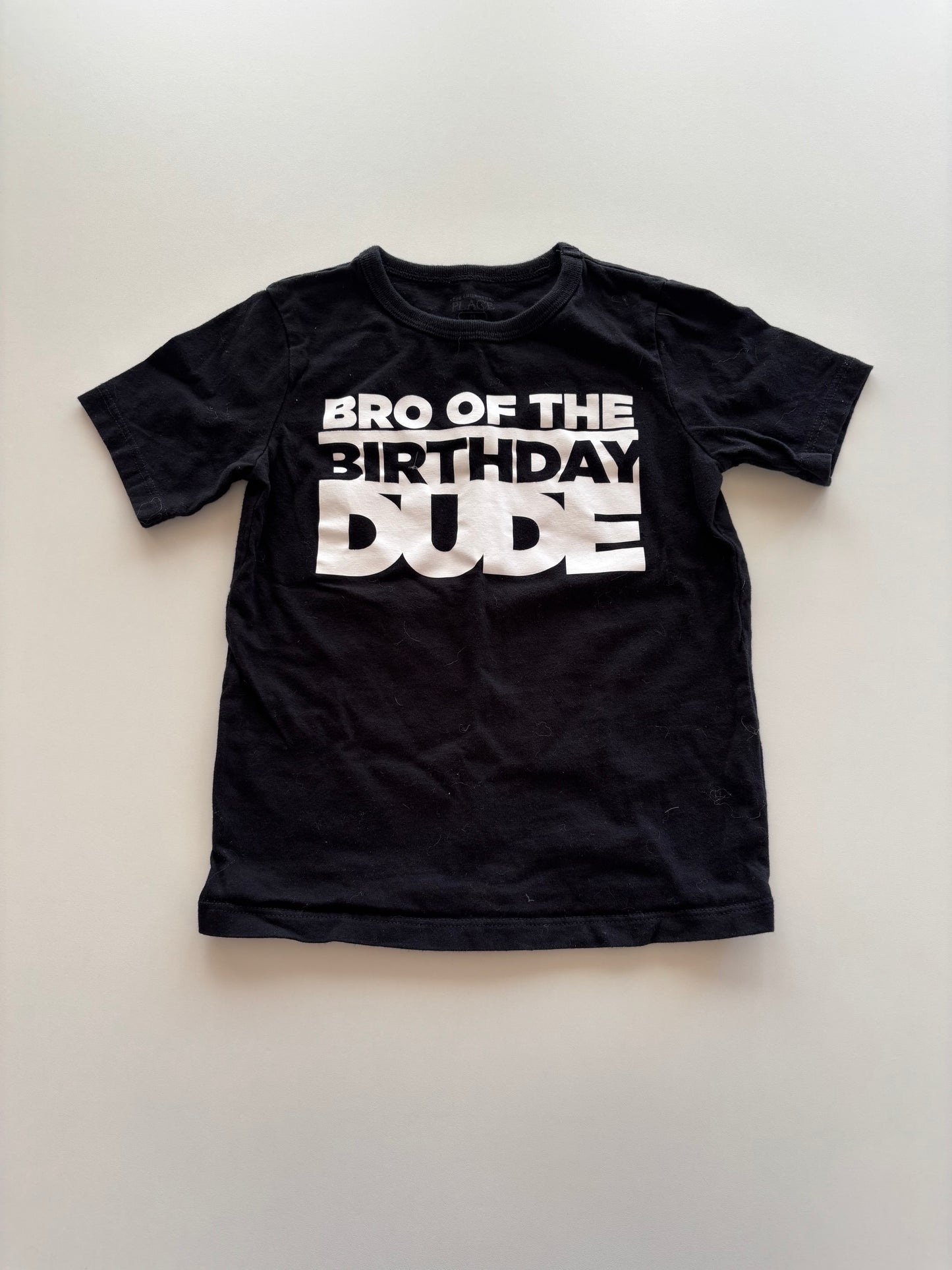 Black Bro of the Birthday Dude Tee
