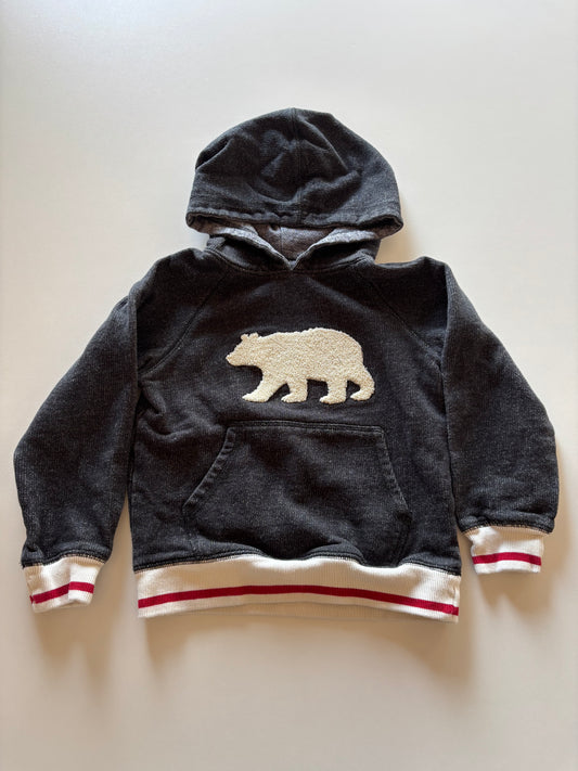 Charcoal Polar Bear Hoodie