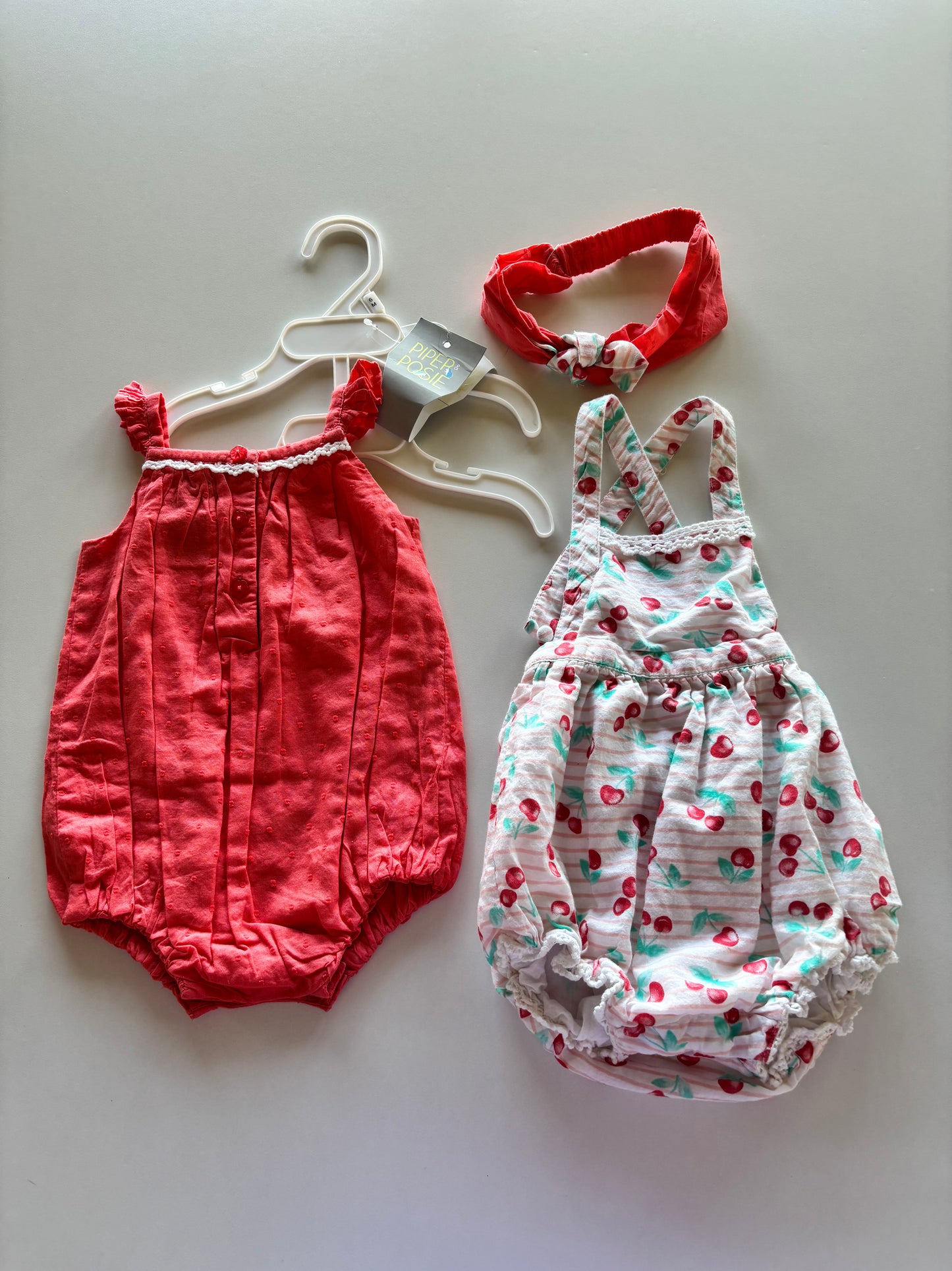 NWOT 3pc Coral Cherry Set