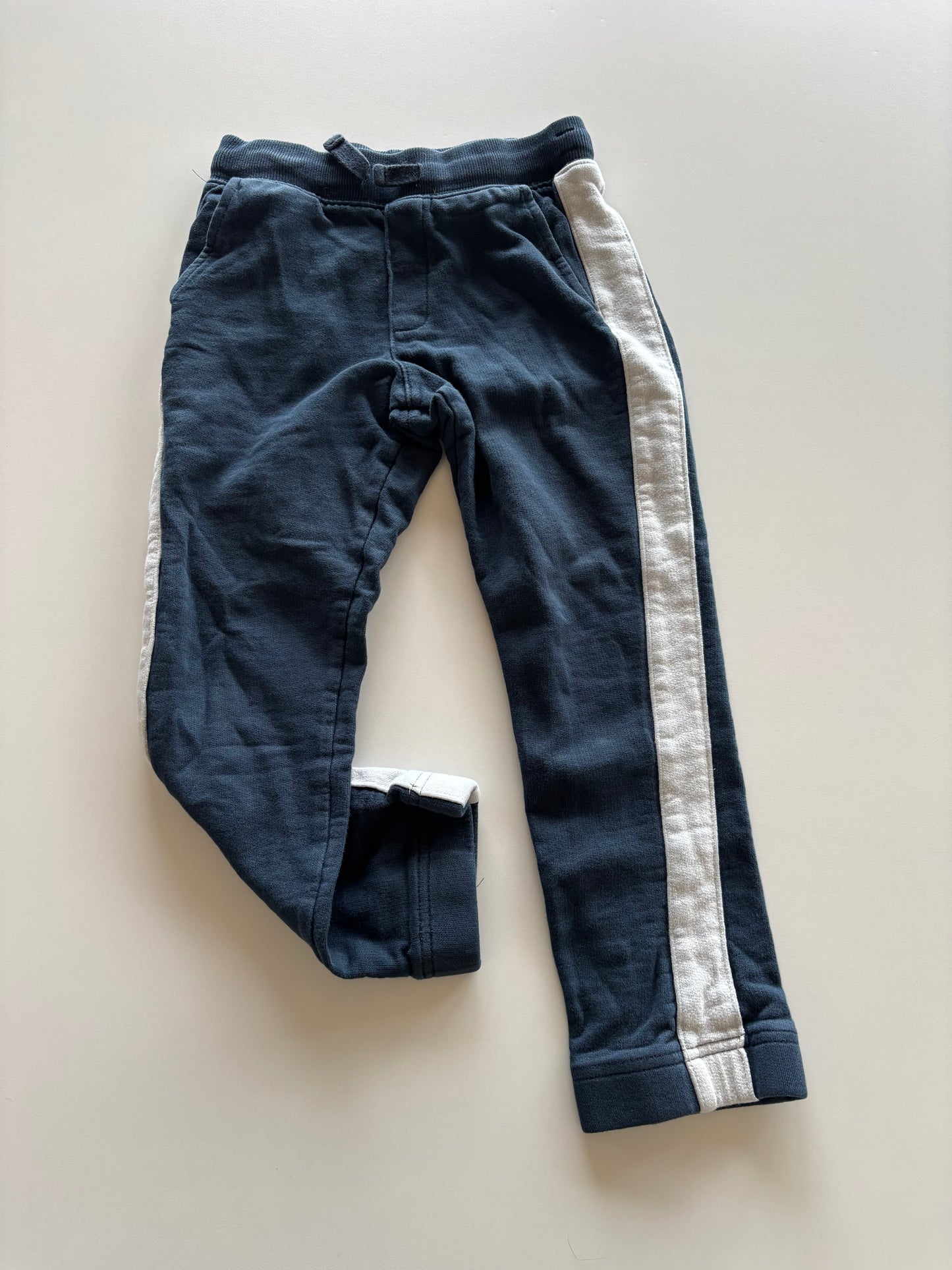 Navy with White Stripe Pants