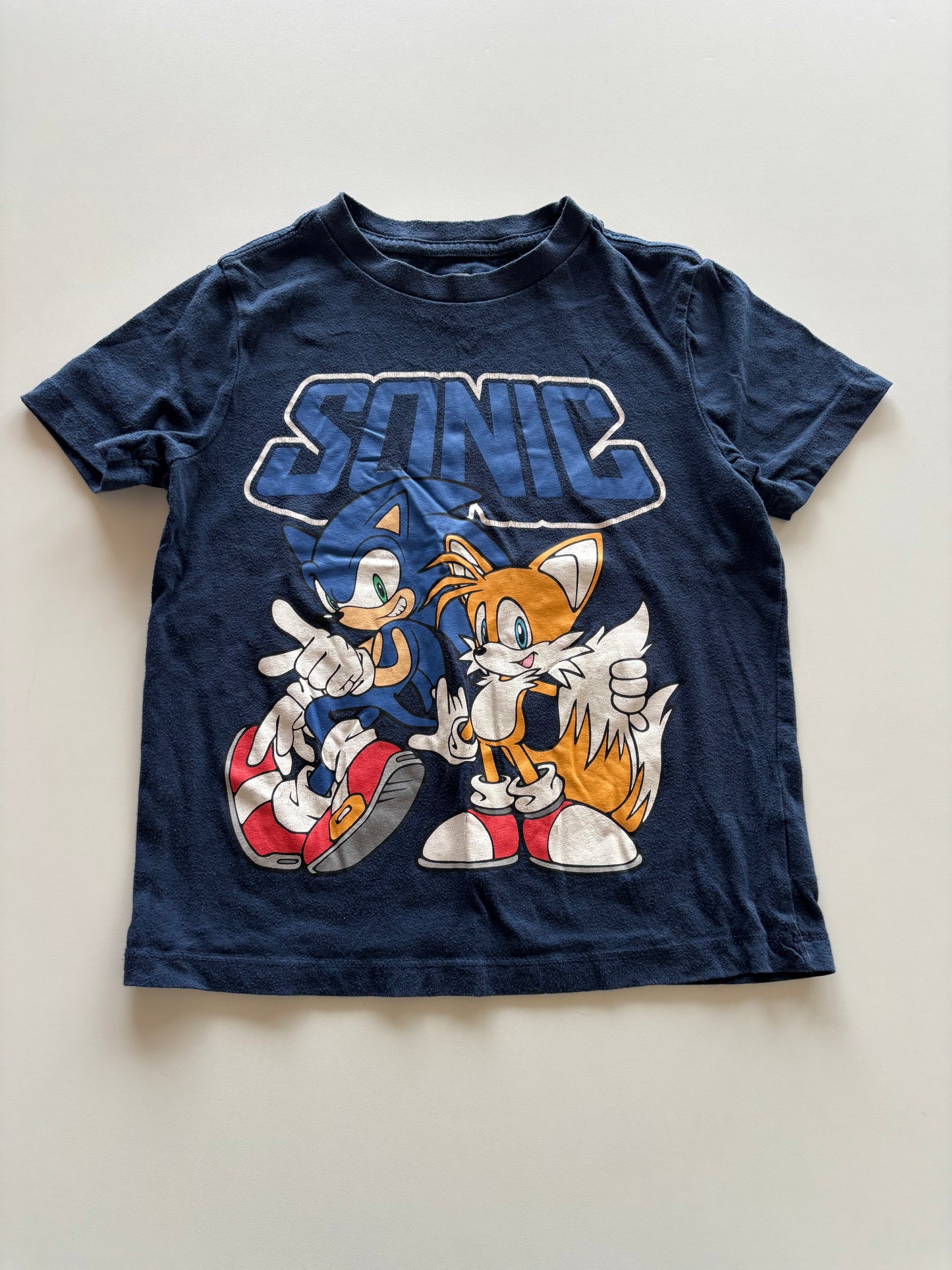 Navy Sonic & Tails Tee