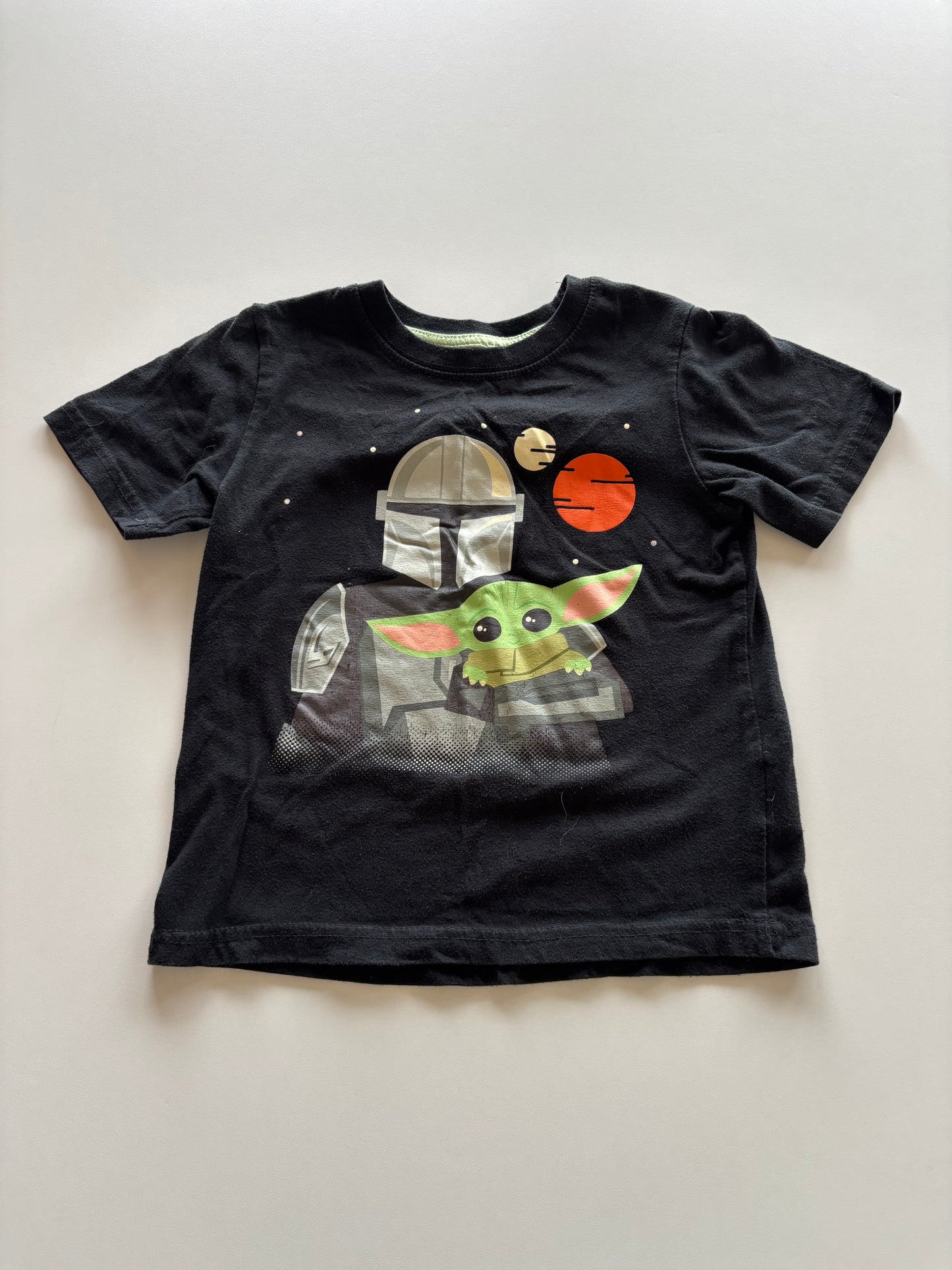 Black Mandalorian & Grogu Tee