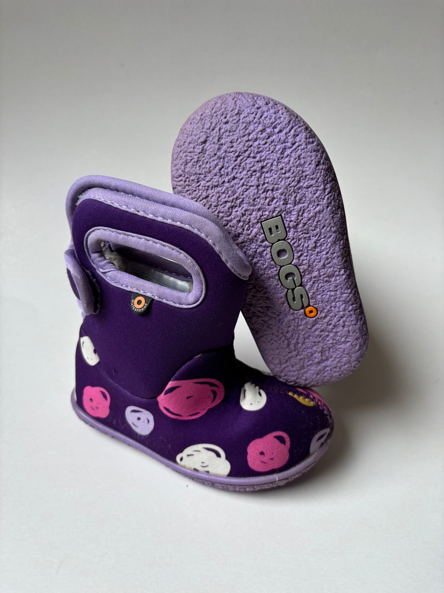 Purple Polka Dot Bogs Boots