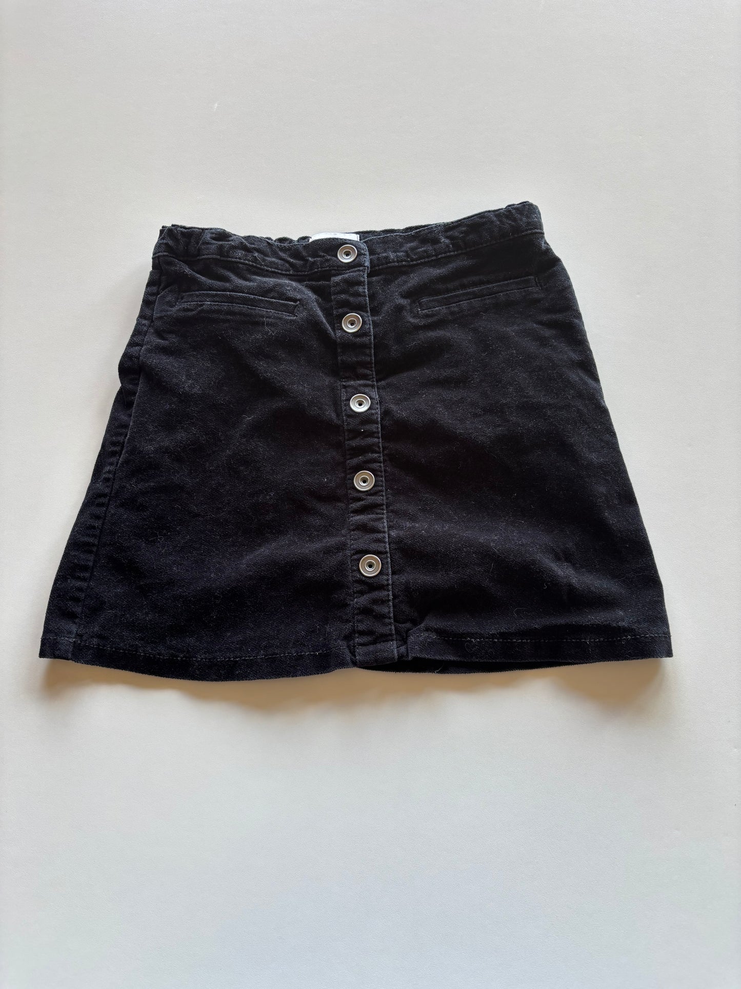 Black Velour Skirt