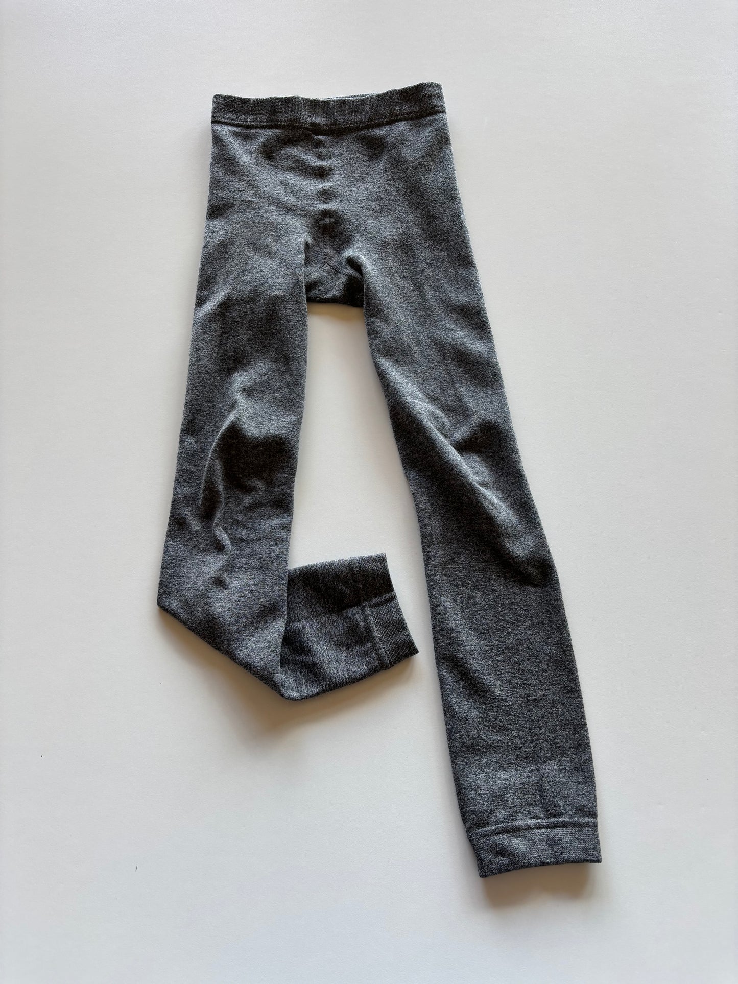 Grey Melange Lined Leggings