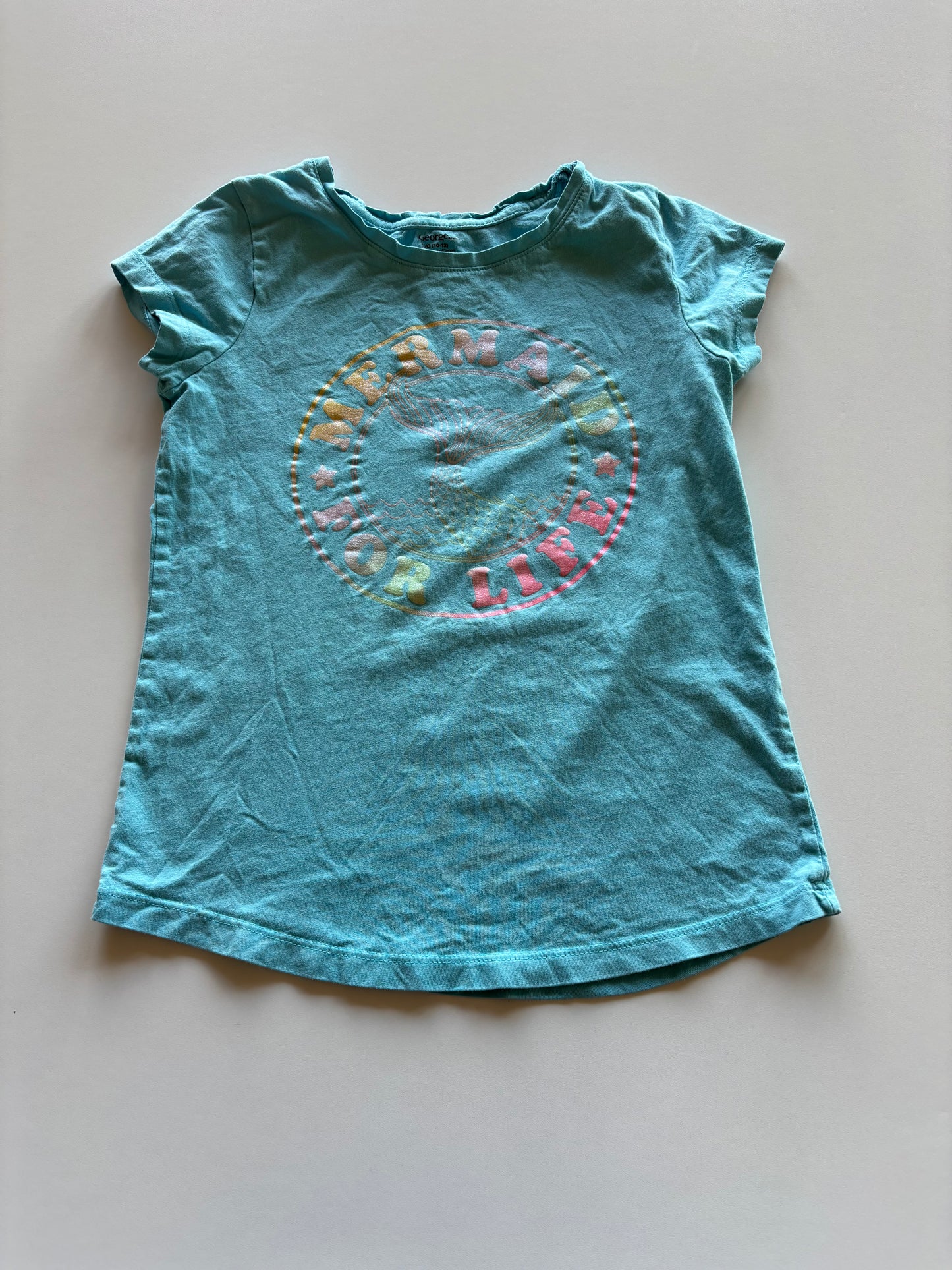 Blue Mermaid for Life Tee