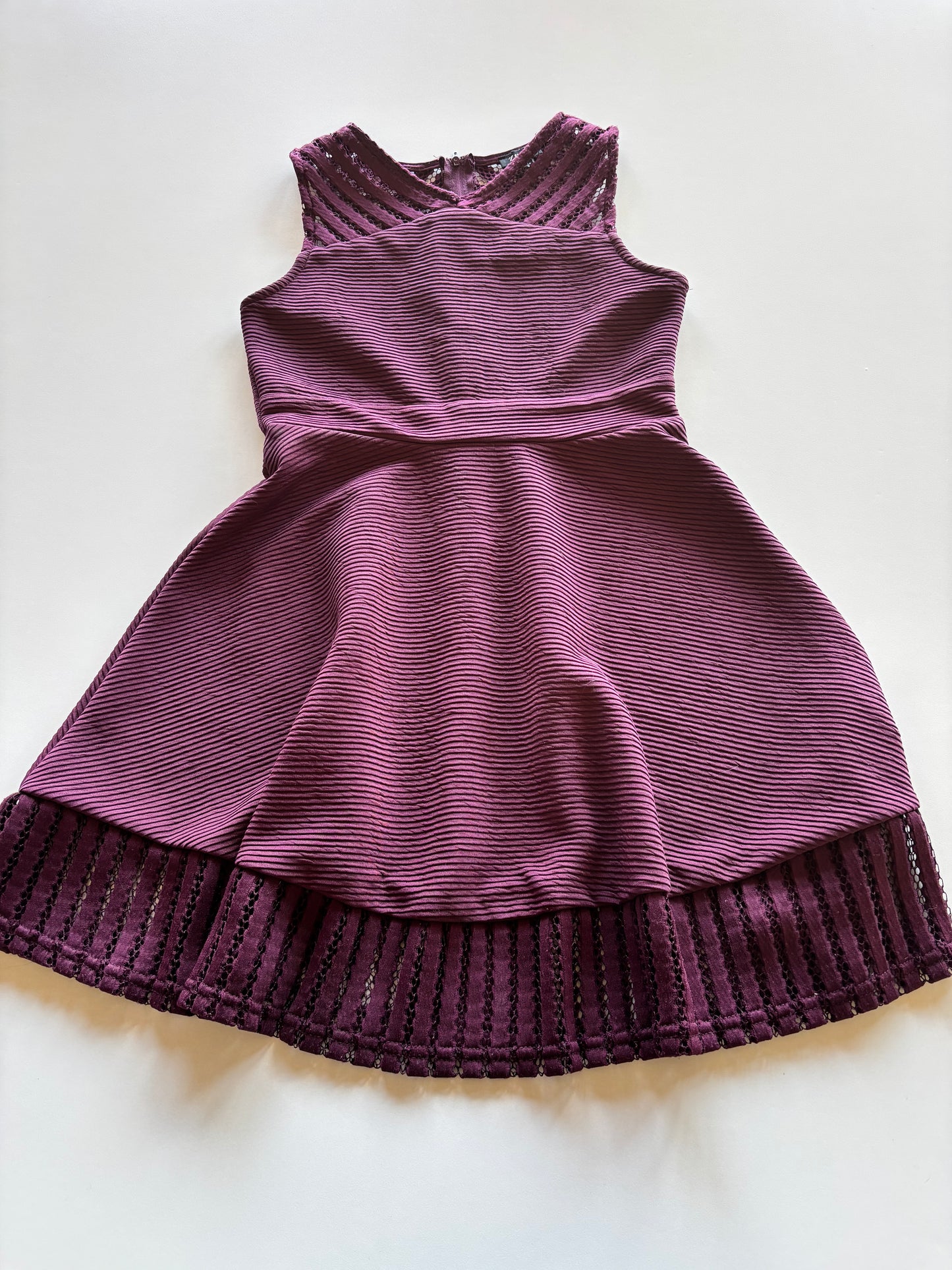 Plum Textured Dress