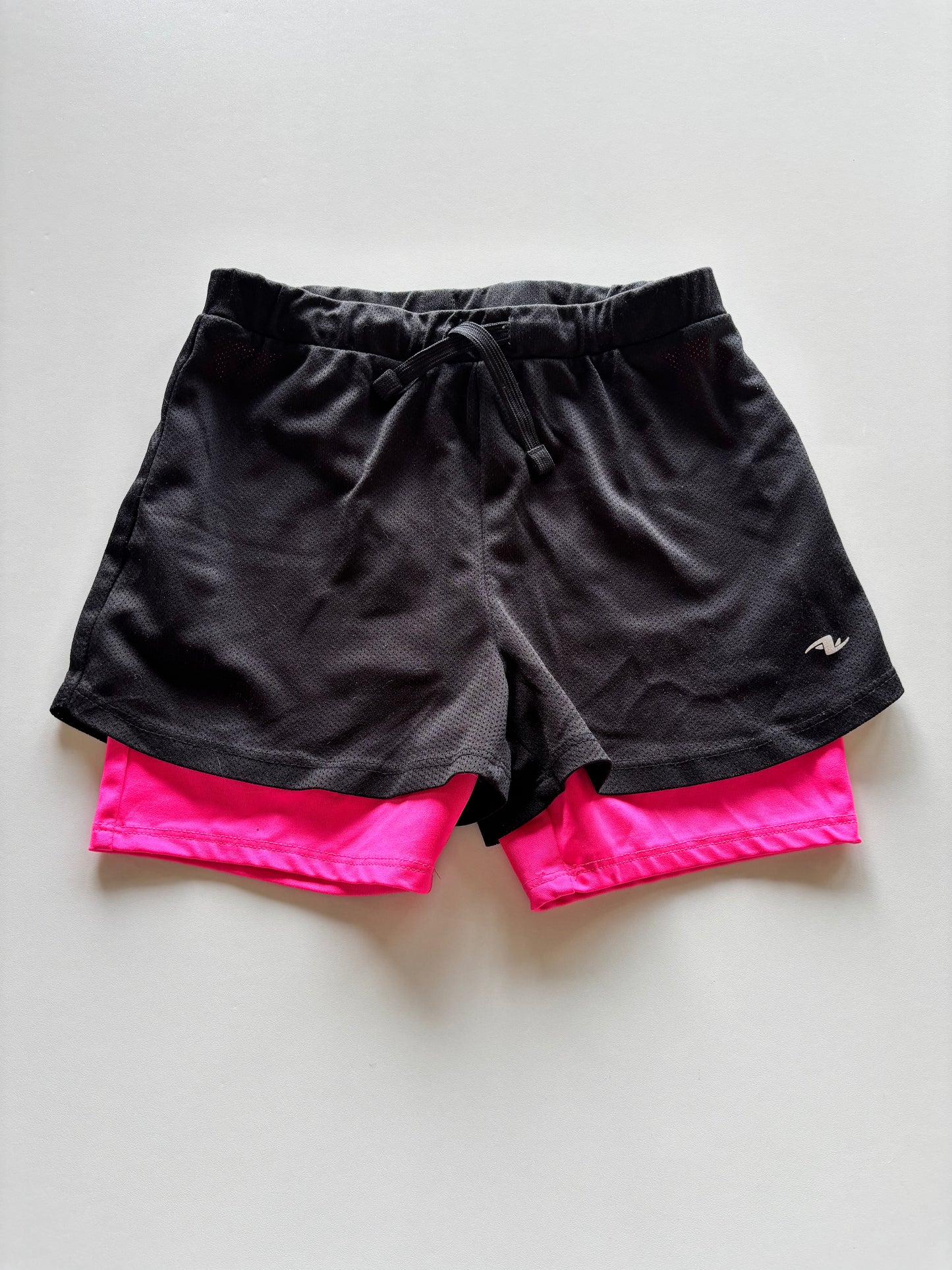 Black & Pink Athletic Shorts