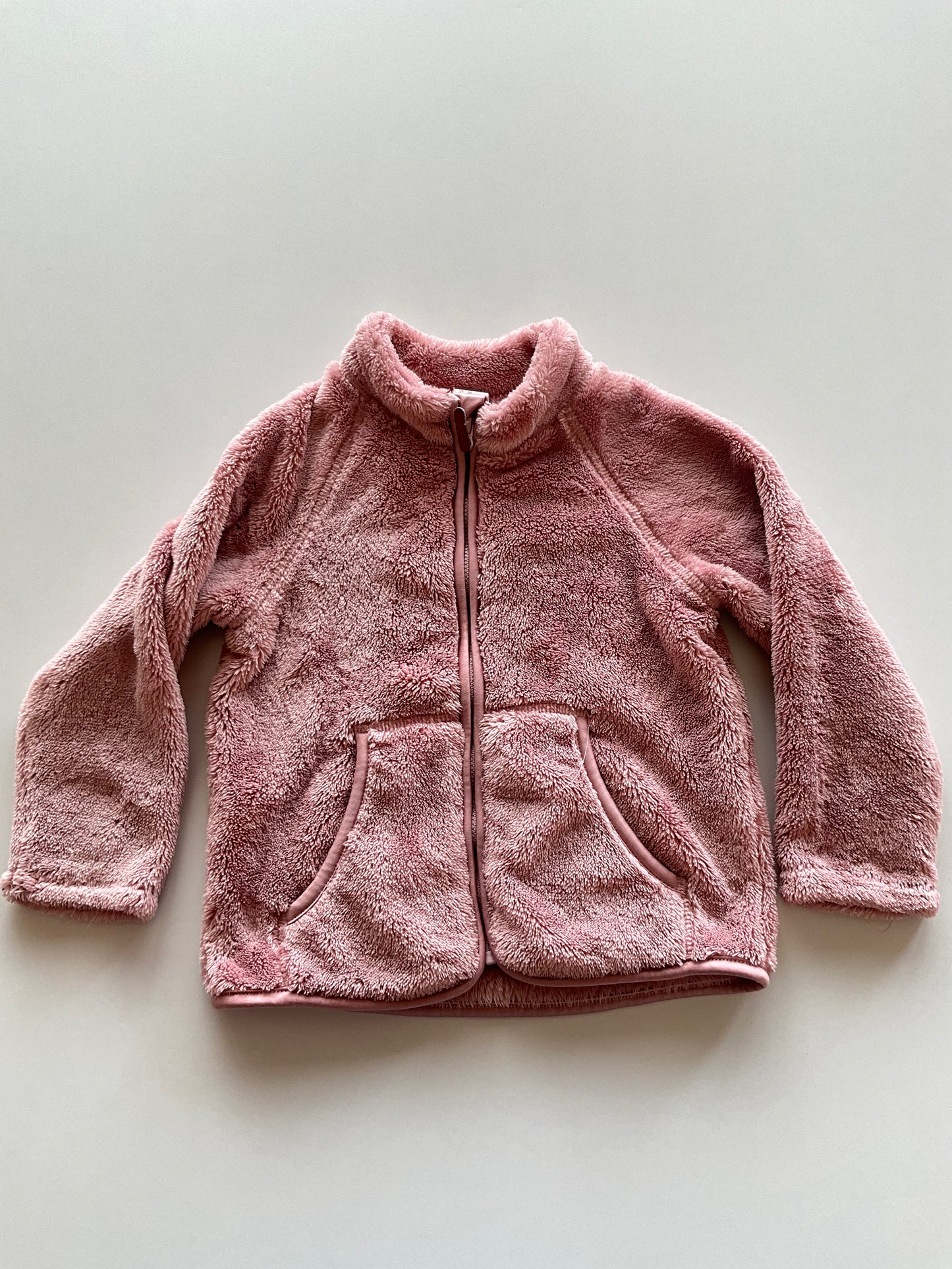 Cozy Dusty Rose Zip Up