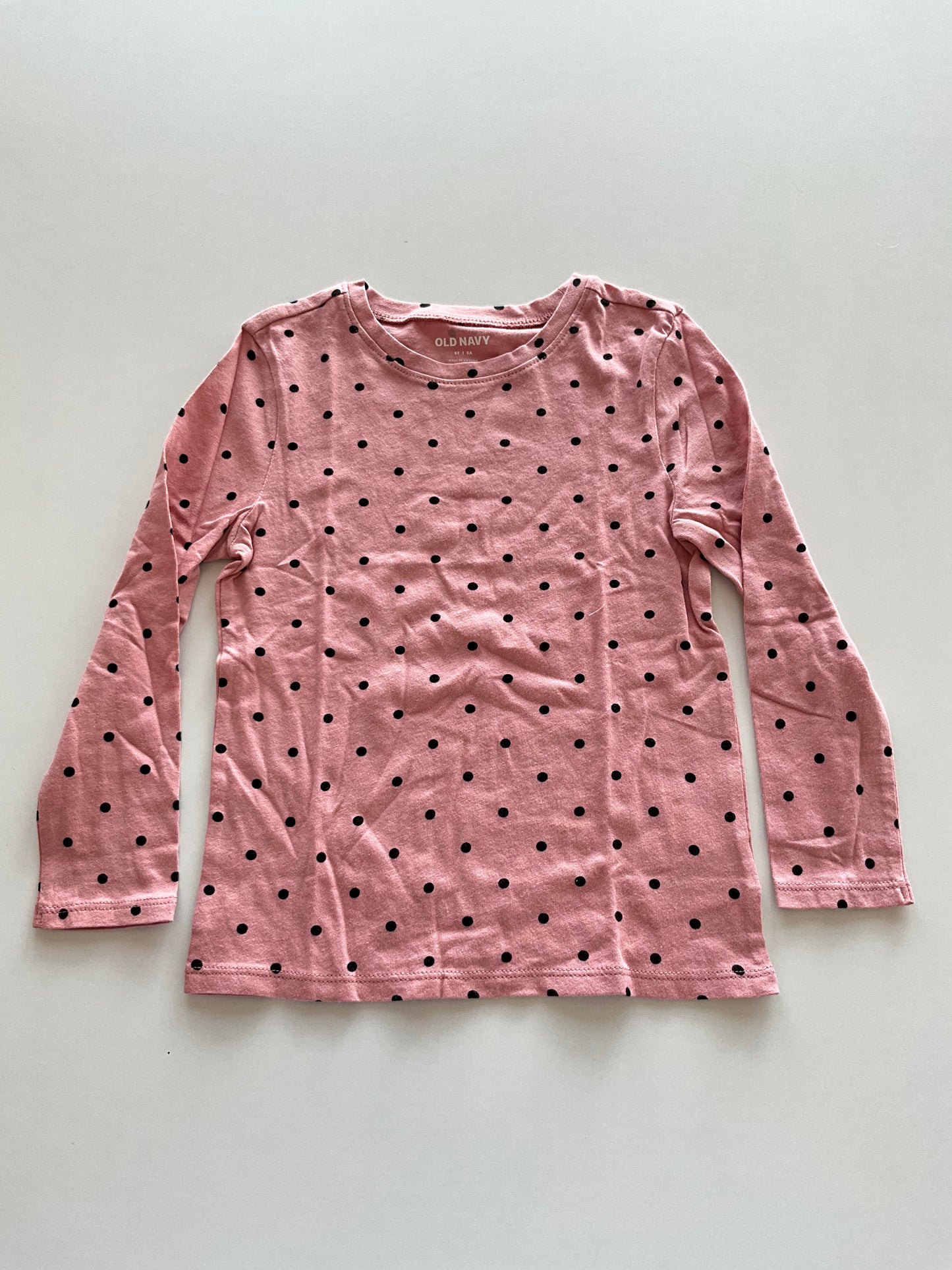 BNWOT Pink with Black Polka Dot Shirt