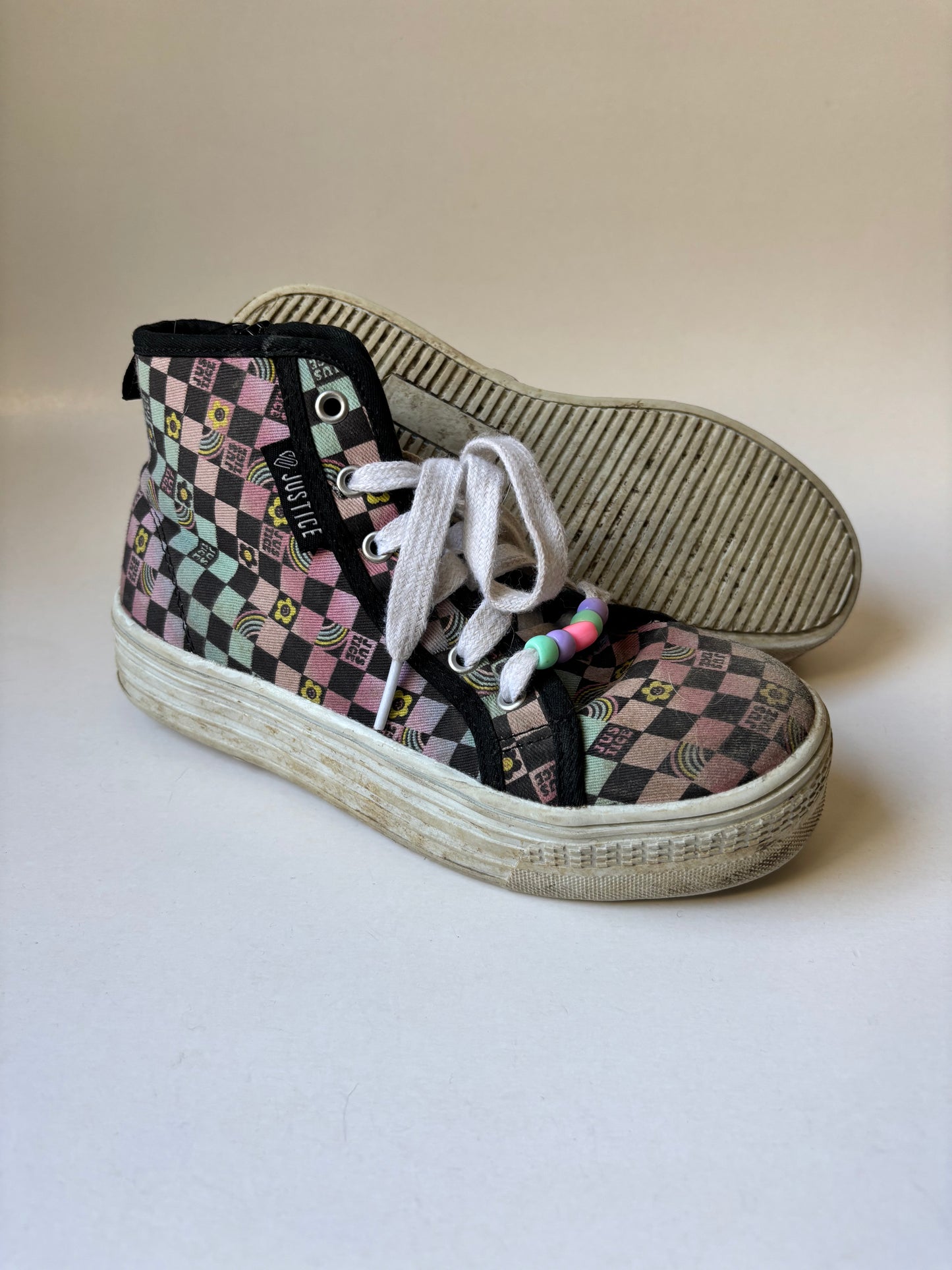 Platform Checkered Shoes