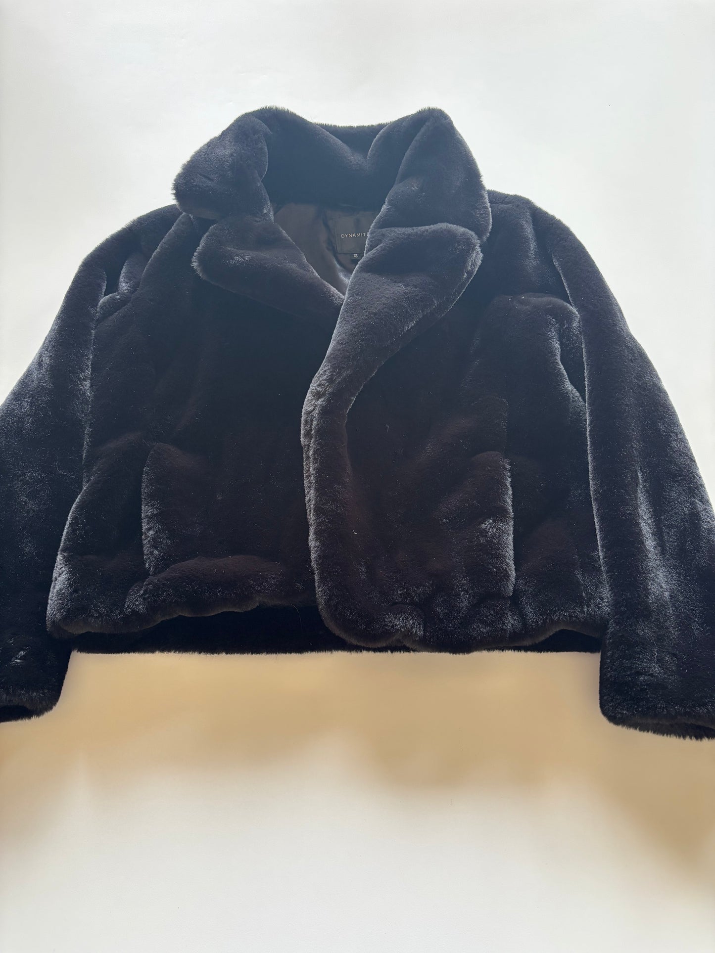 Black Faux Fur Jacket
