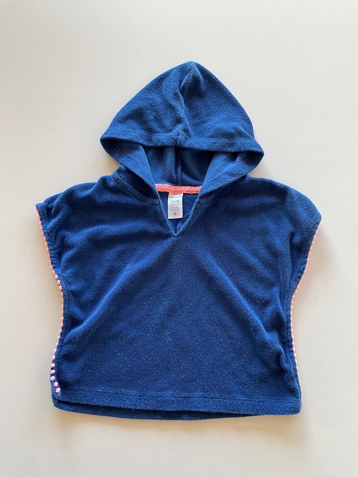Blue Terrycloth Coverup