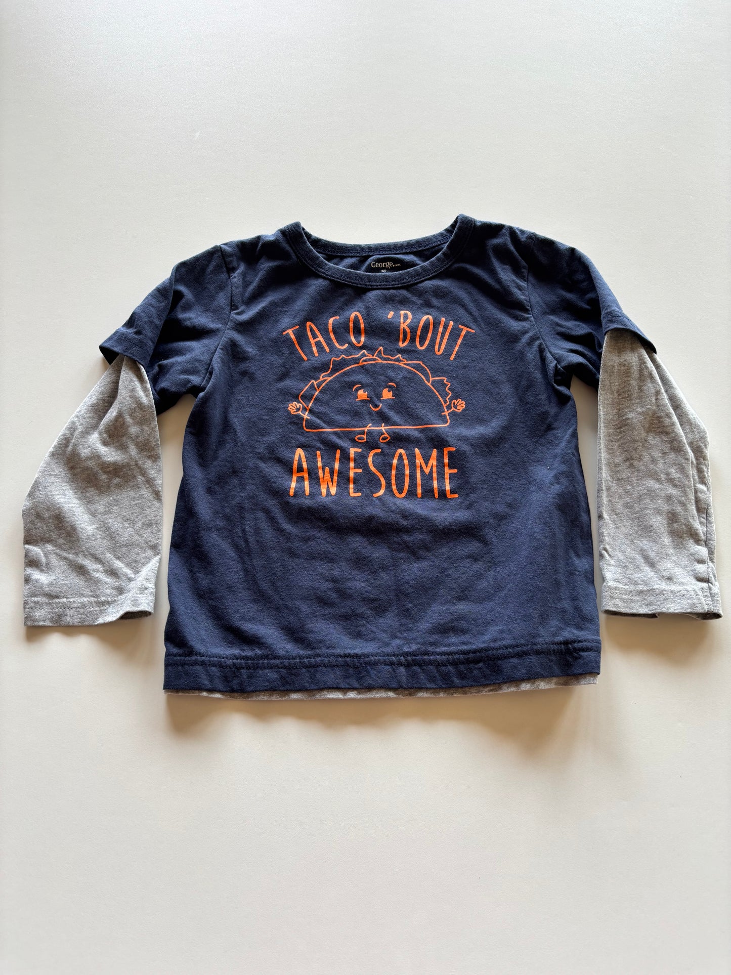 Layered Navy Taco Shirt