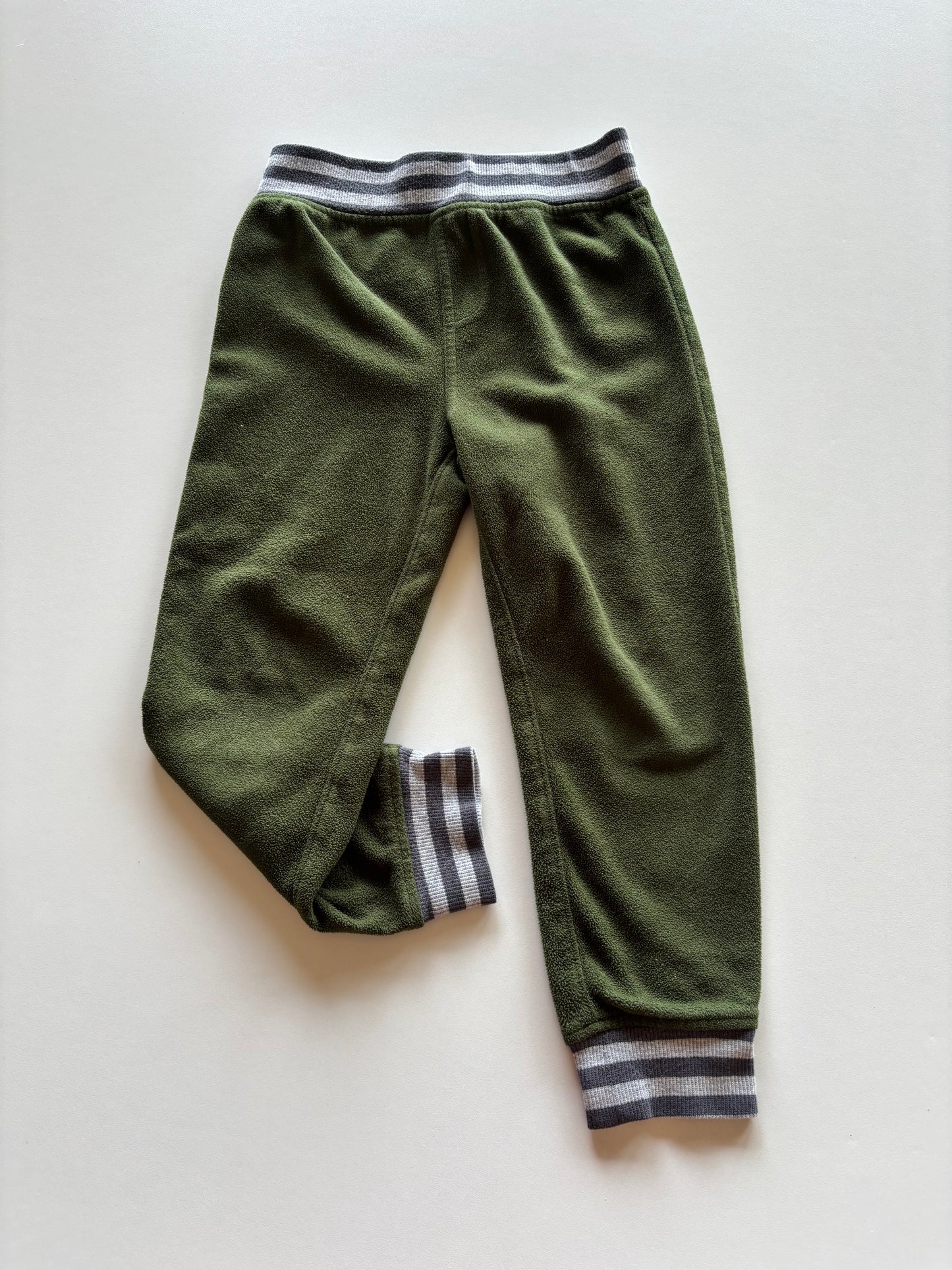 Green Fleece Joggers