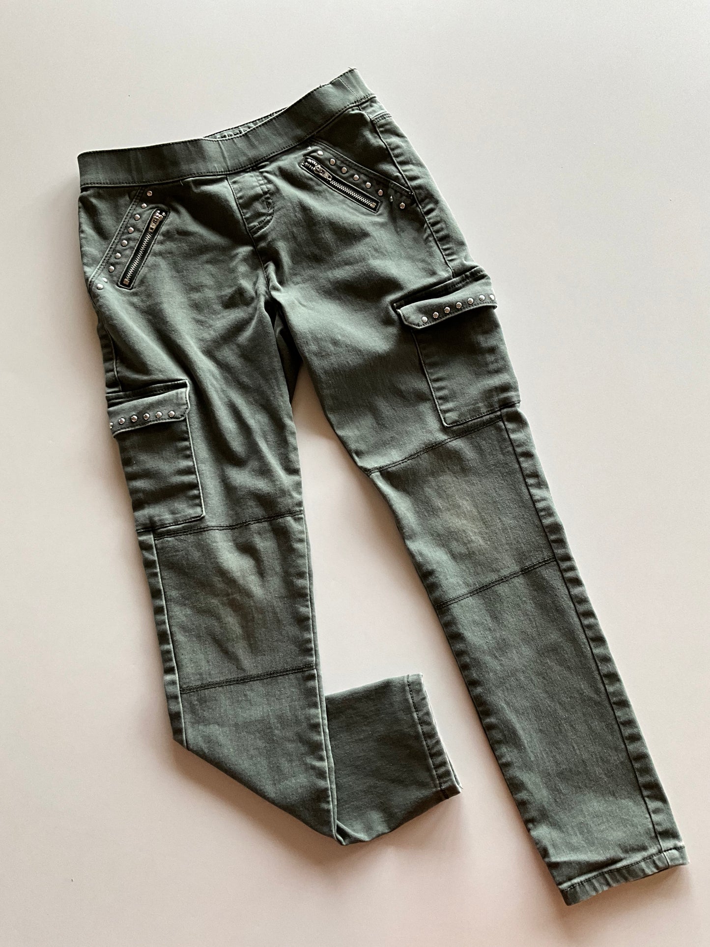 Green Embellished Pants