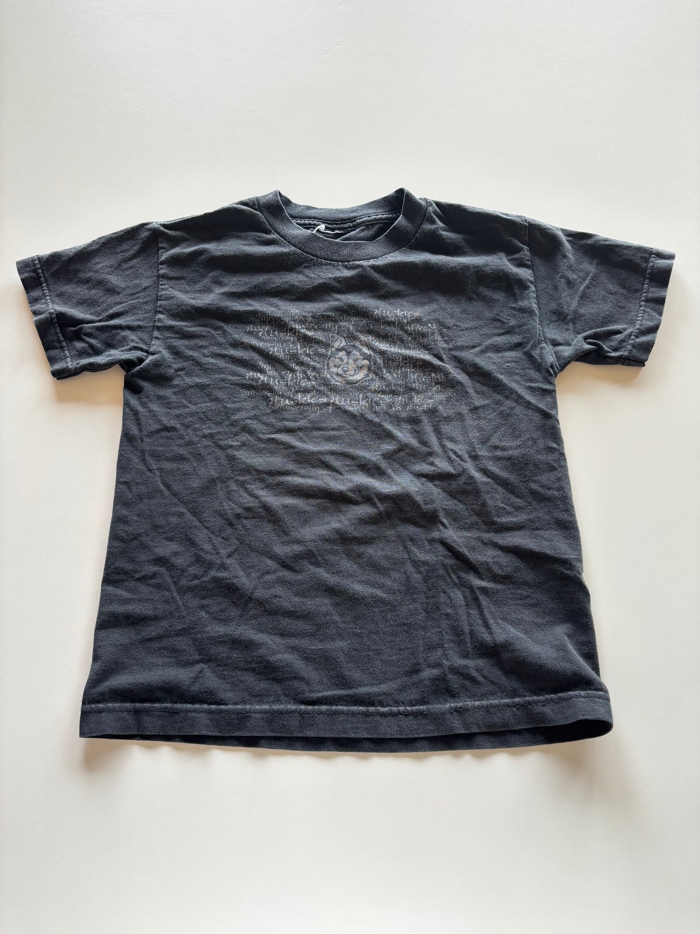 Black U of S Huskies Tee