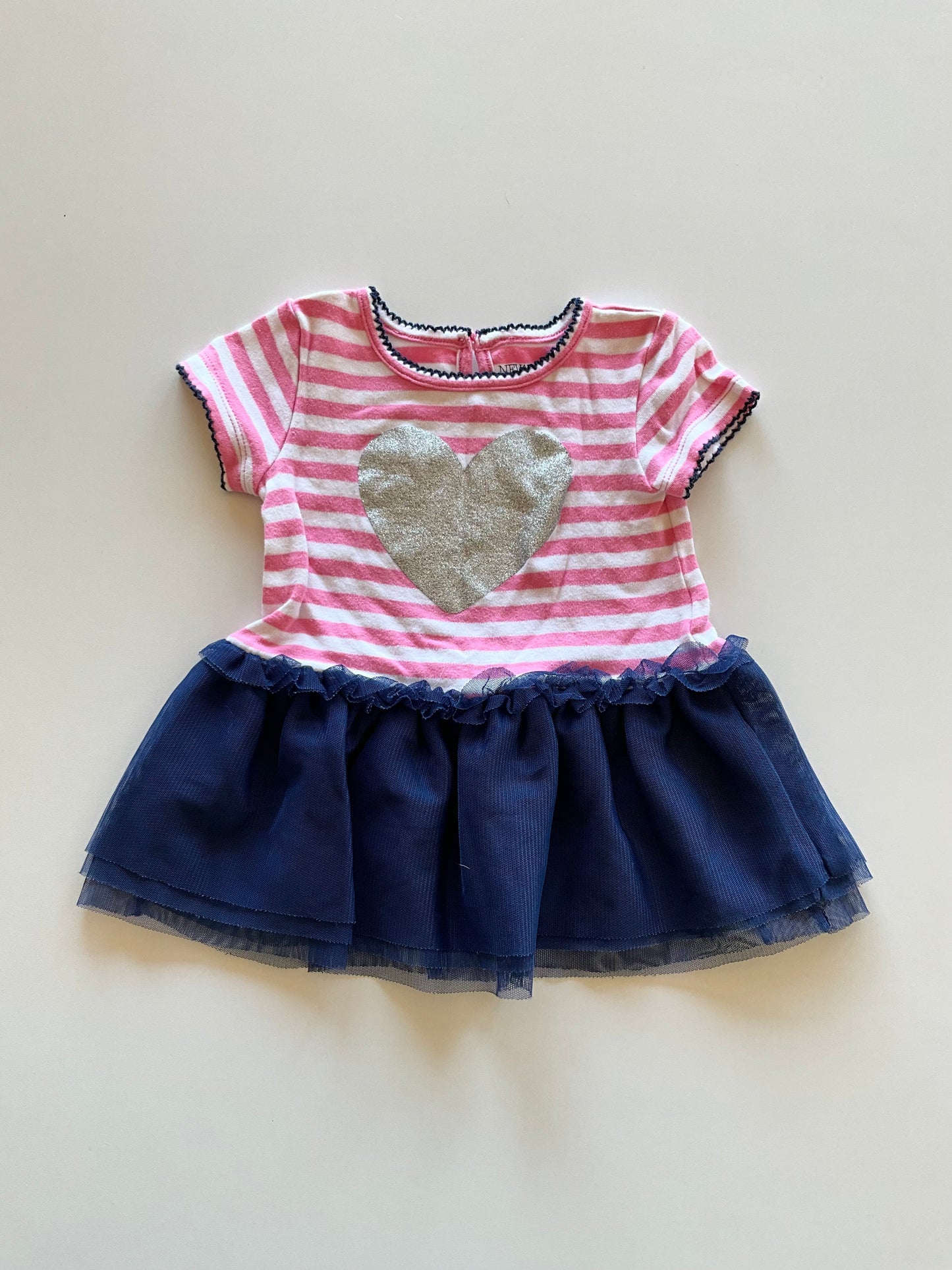 Striped Heart Dress