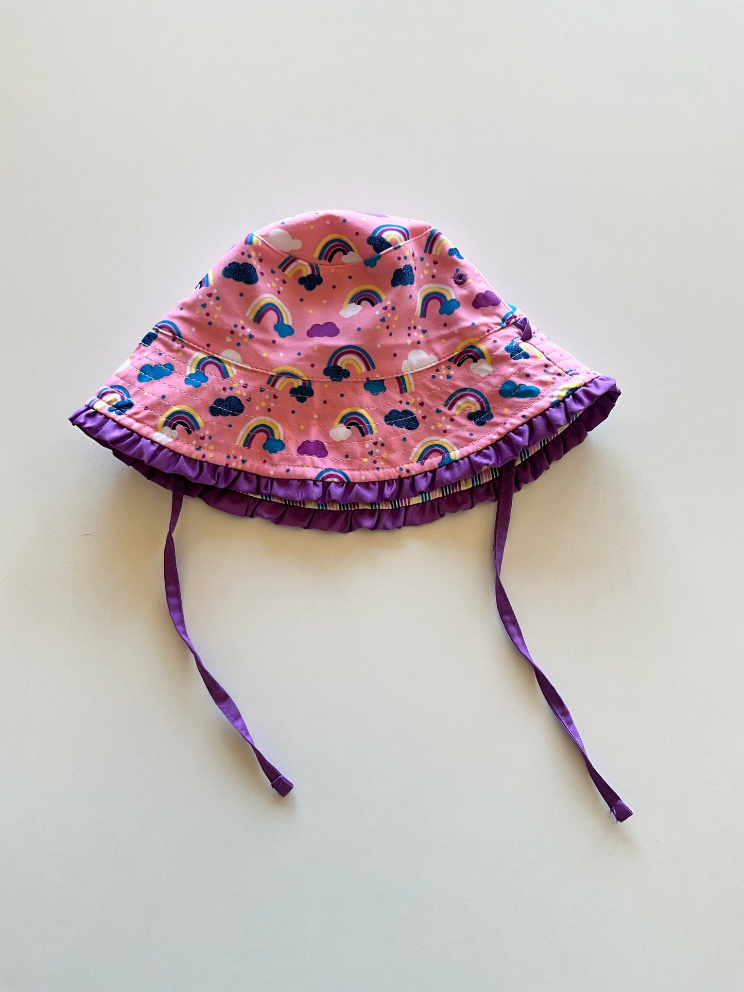 Striped & Rainbows Reversible Bucket Hat