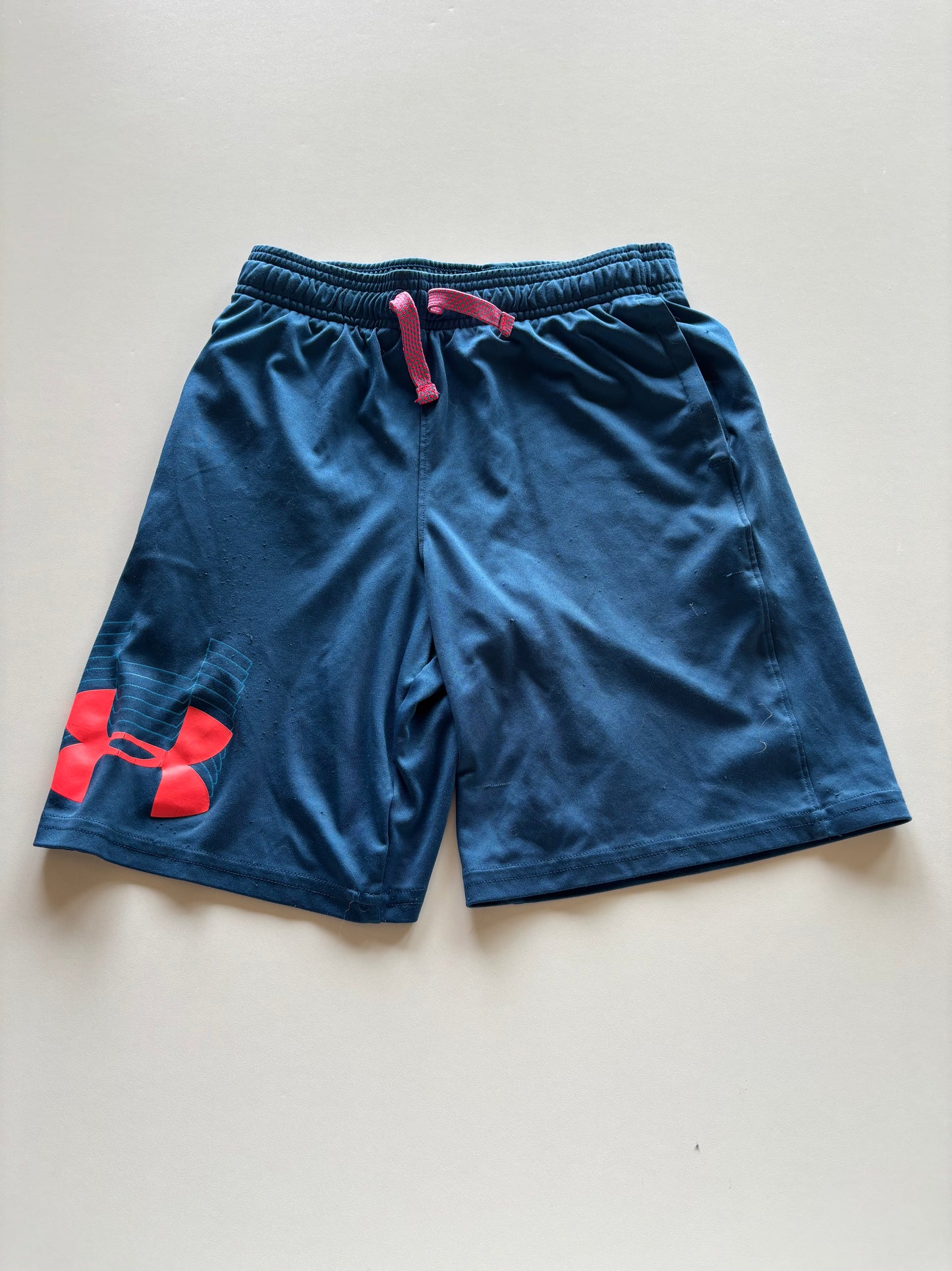 Turquoise UA Athletic Shorts