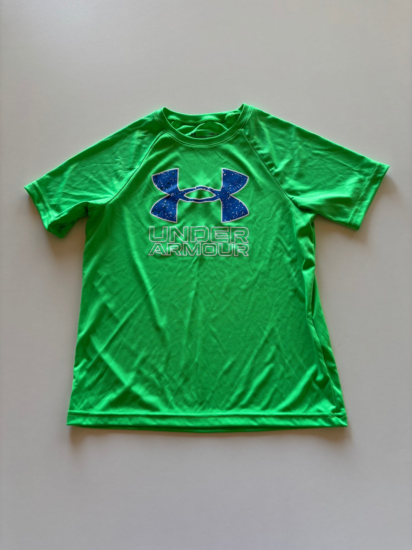 Neon Green UA Athletic Tee