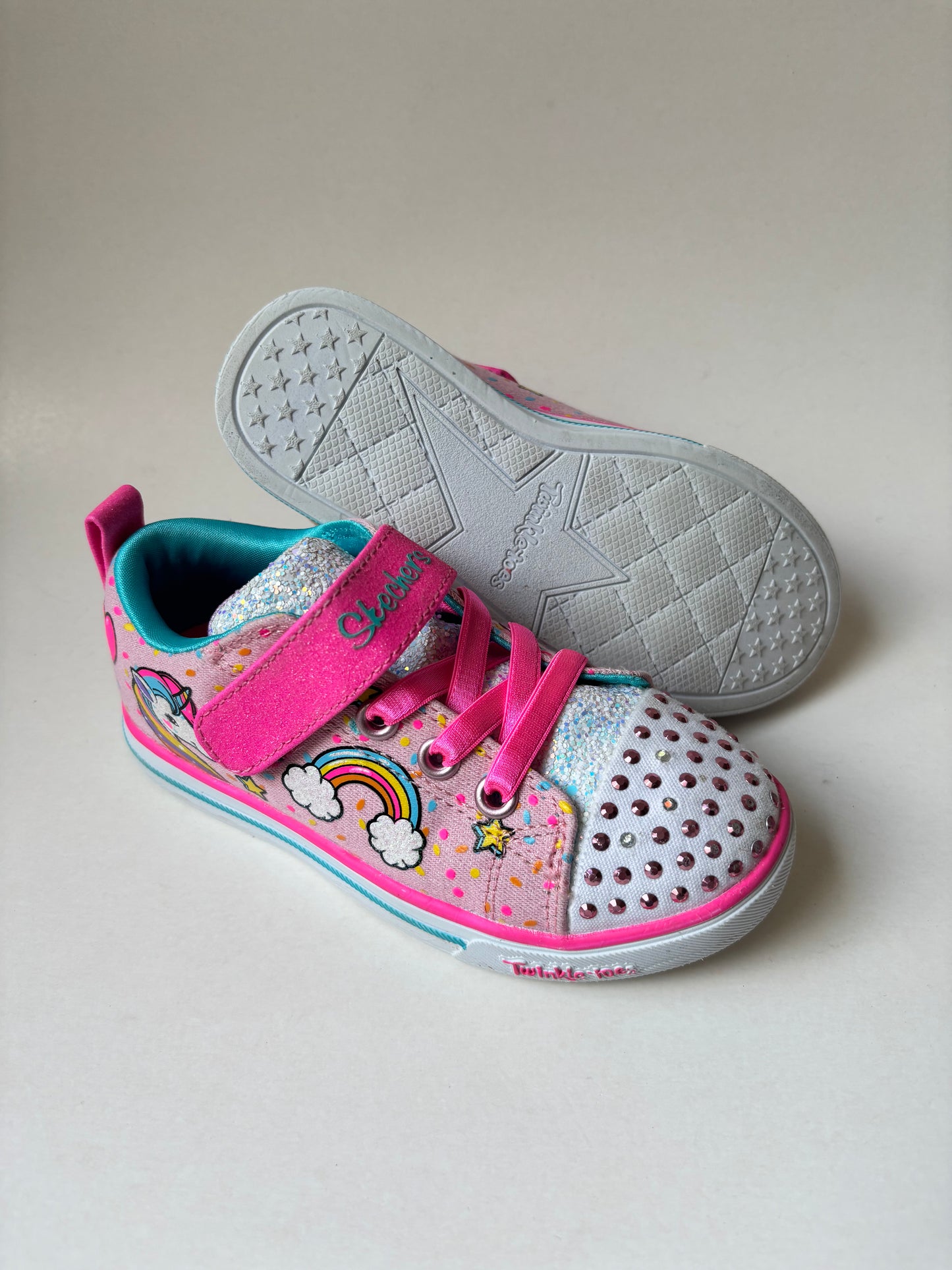 NWOT Pink Unicorn Sneakers