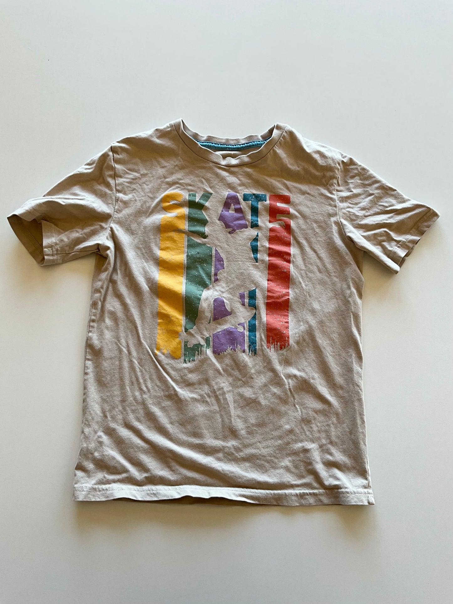 Tan Skateboarding Tee