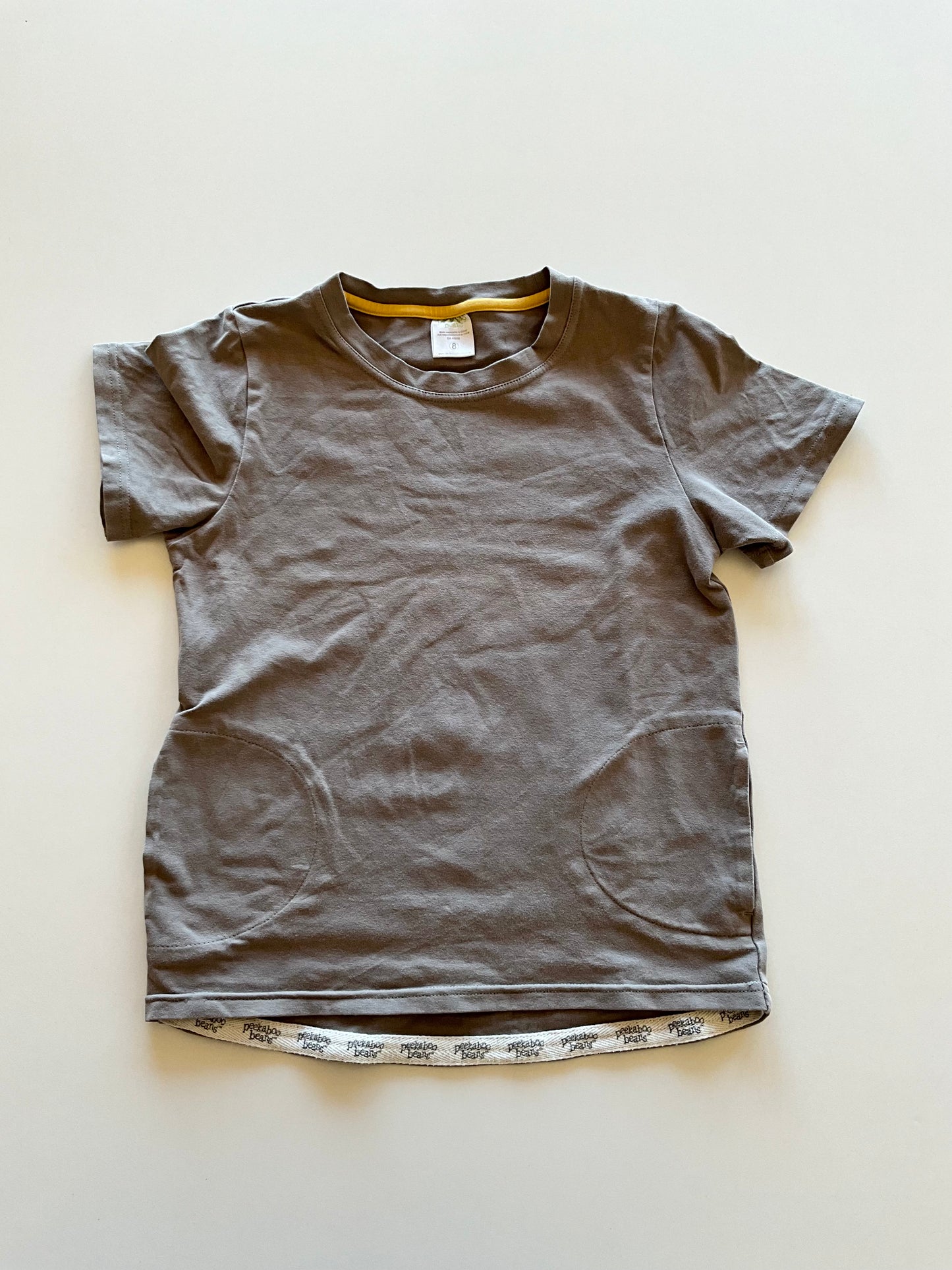 Pewter Tee with Pockets