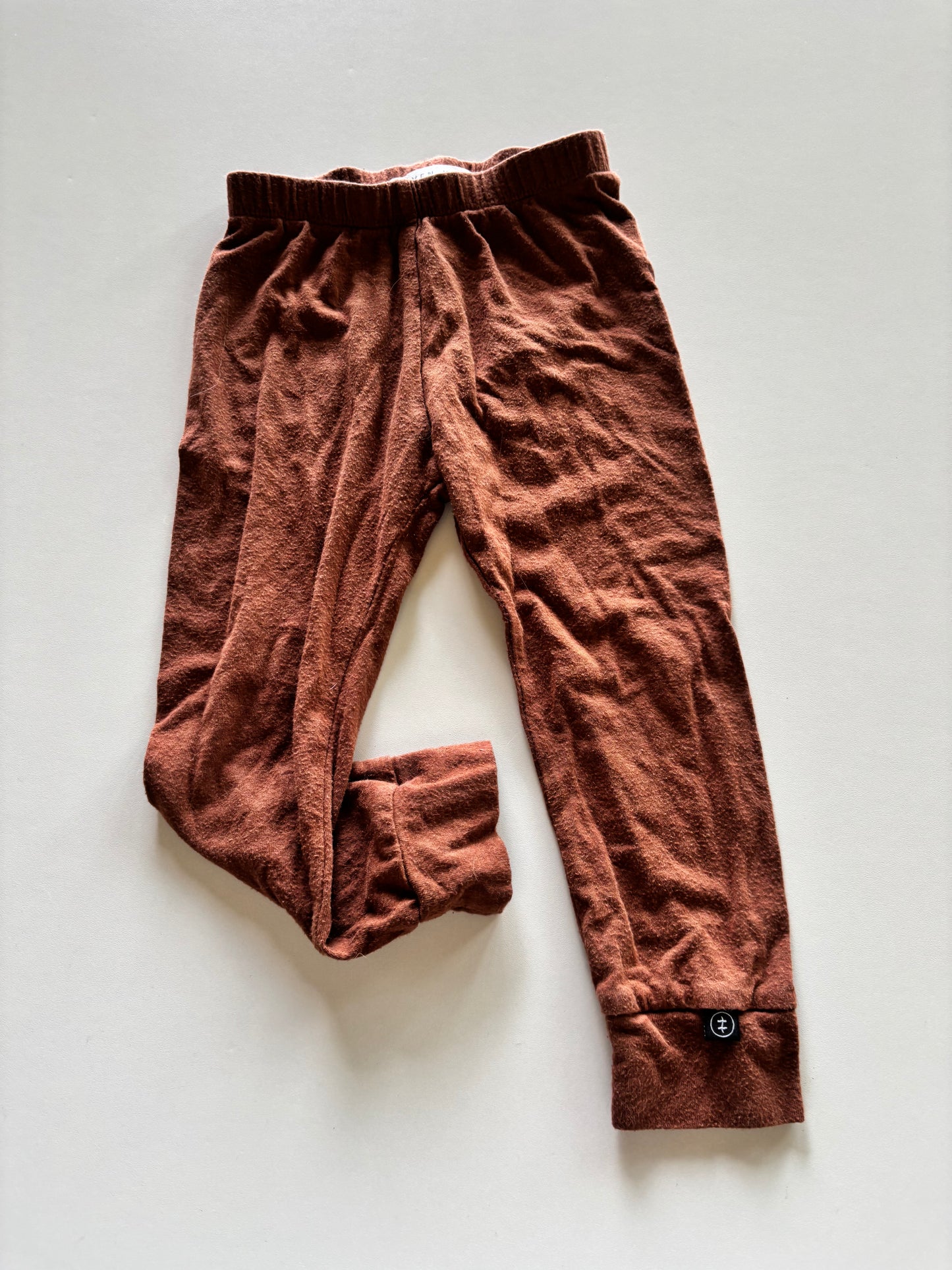 Brown Cuffed Pants