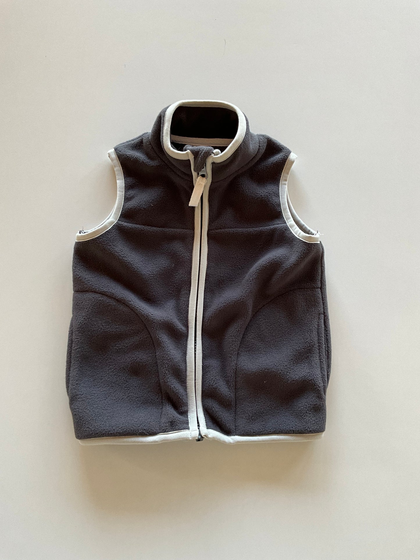 Grey Fleece Vest