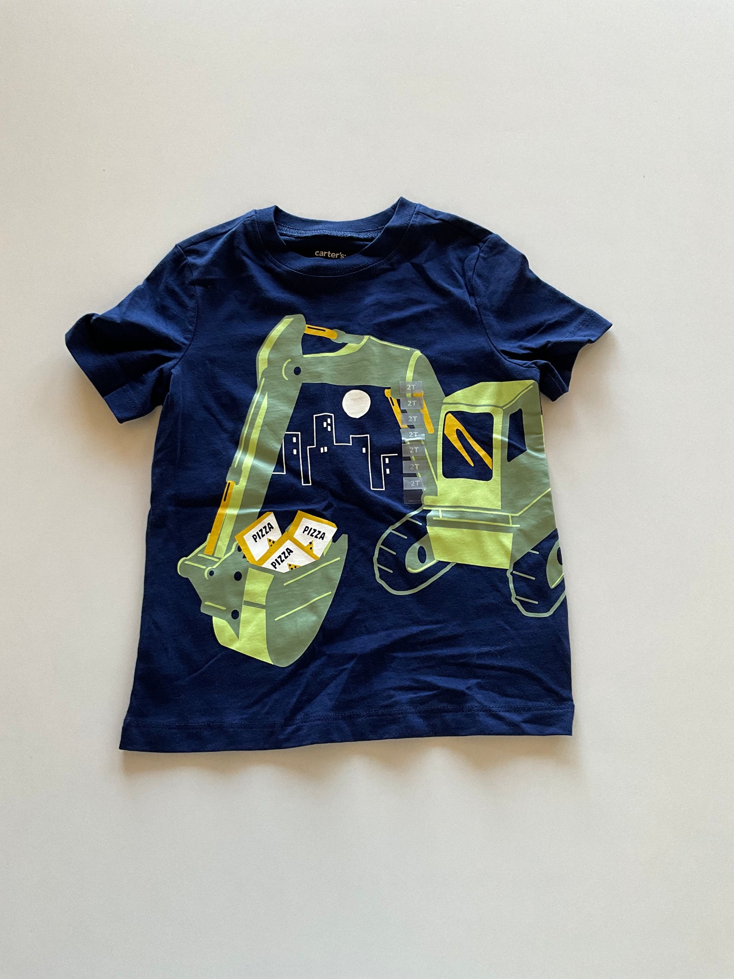 BNWT Navy Digger & Pizza Tee