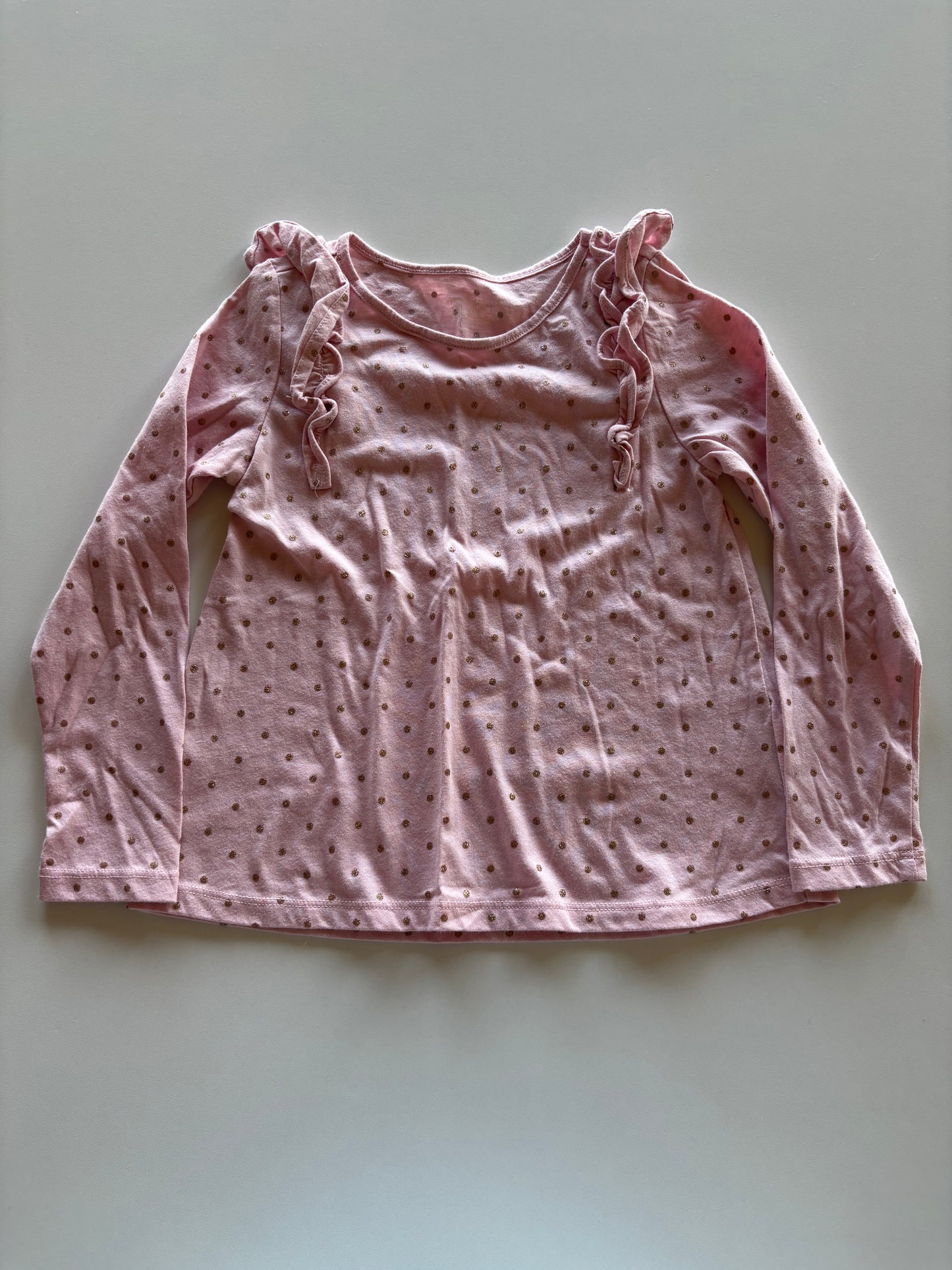 Pink & Gold Polka Dot Shirt